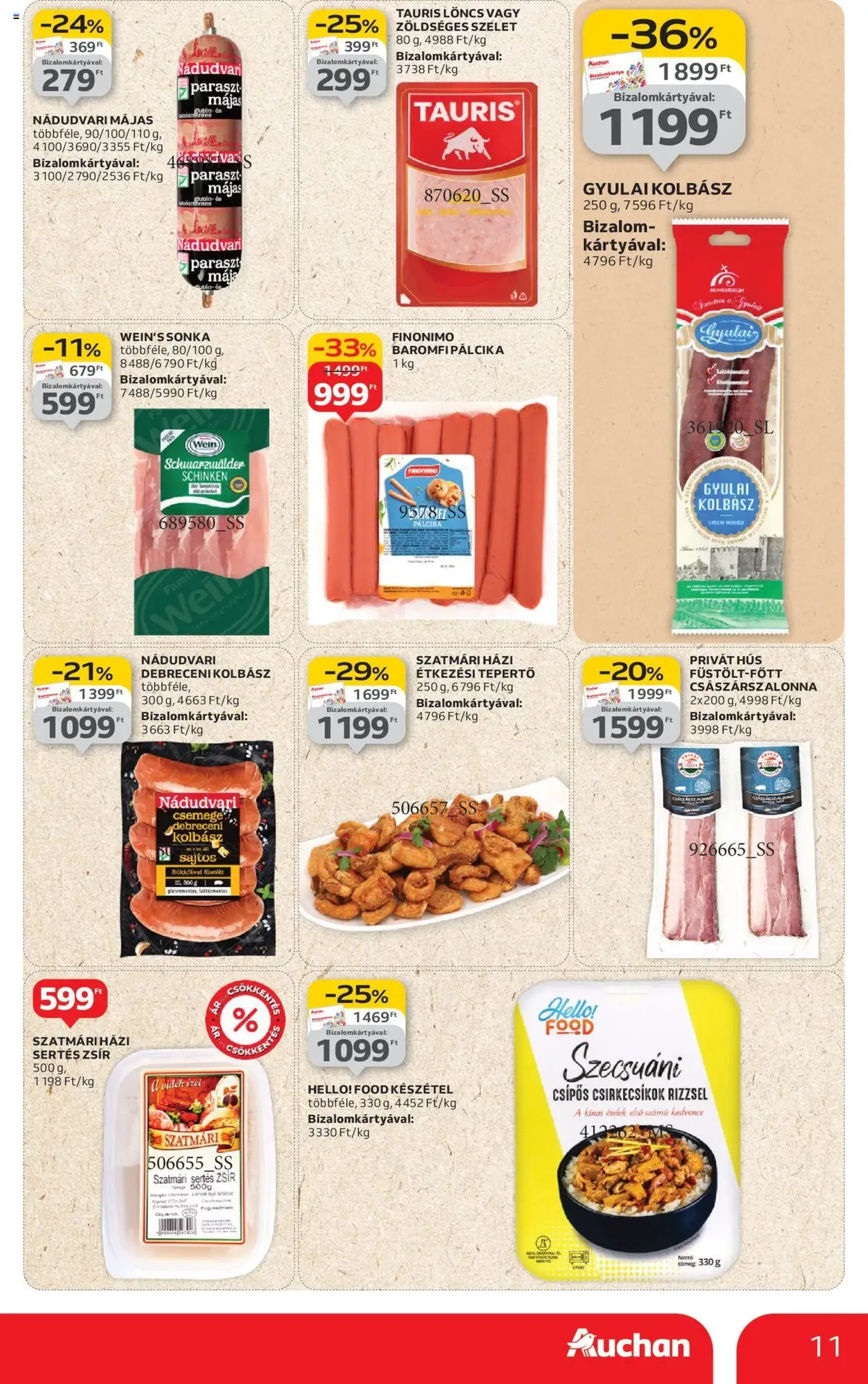 Auchan Akciós újság - 2025.08.28. érvényes szórólap 11 oldal 46 oldalból