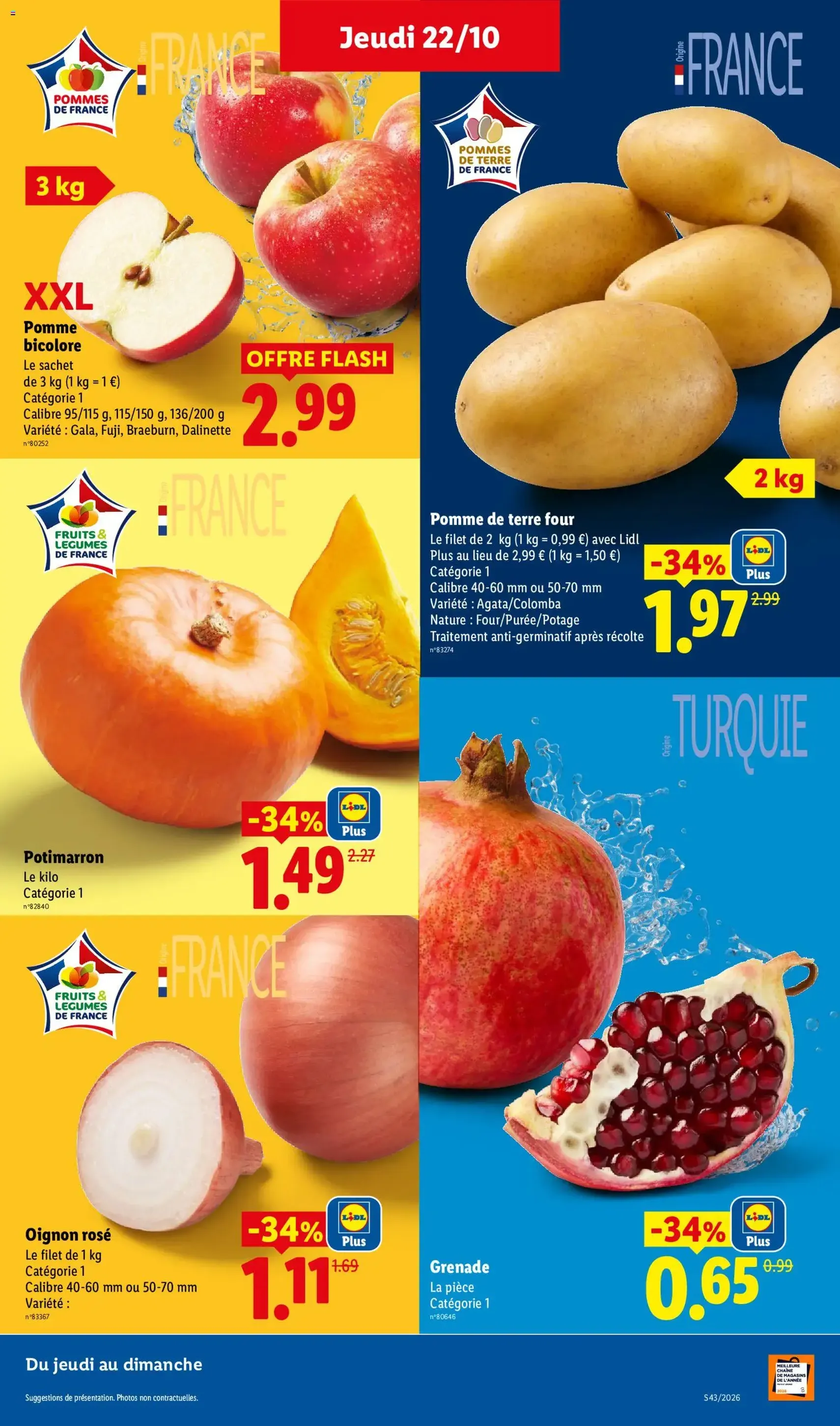LIDL catalogue - brochure valable à partir du 22/10/2026, page 3 sur 66