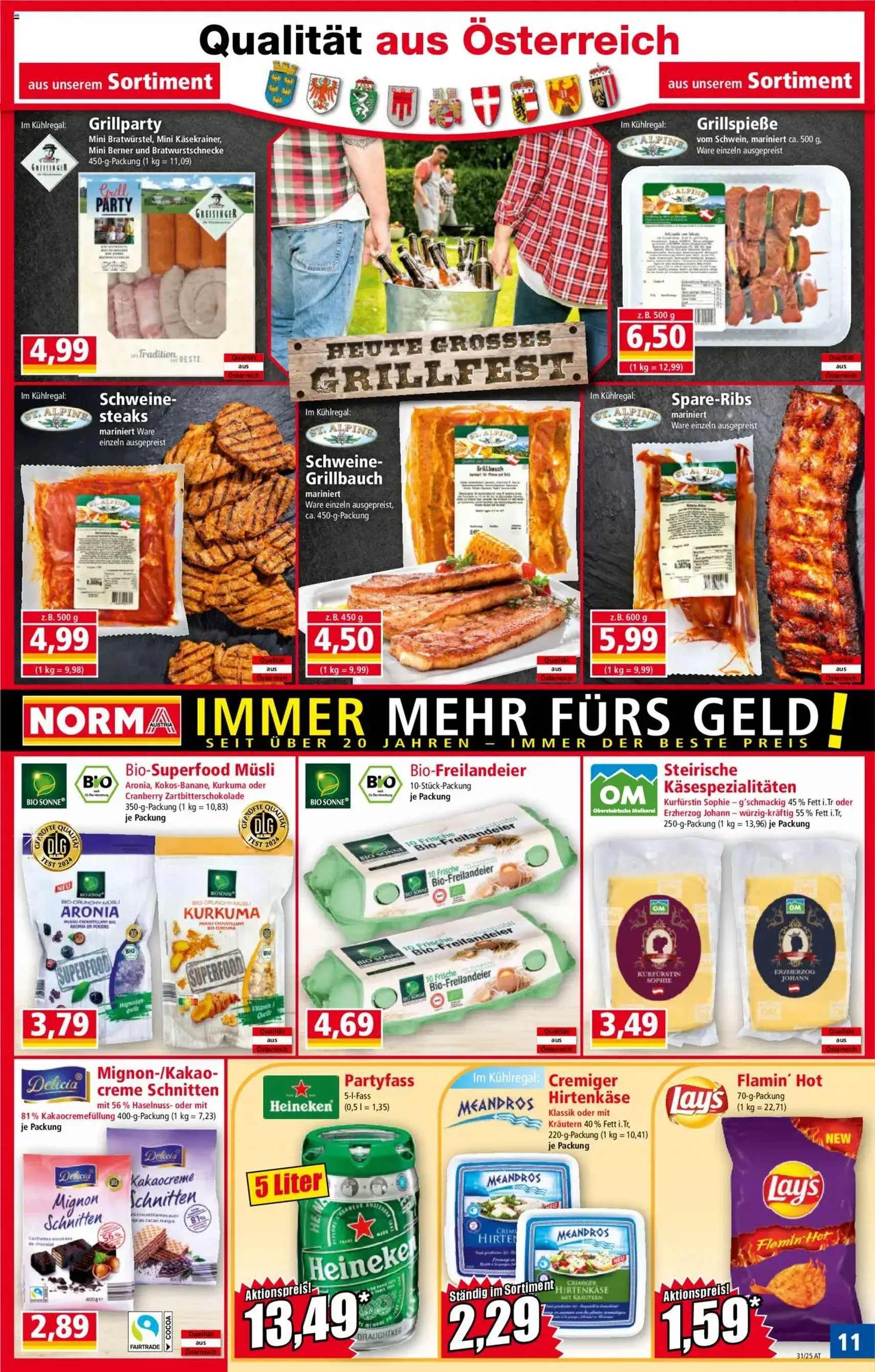 Norma Flugblatt - Gültiger Prospekt ab 28.07.2025, Seite 11 von insgesamt 18 Norma Flugblatt - Gültiger Prospekt ab 28.07.2025, Seite 11 von insgesamt 18