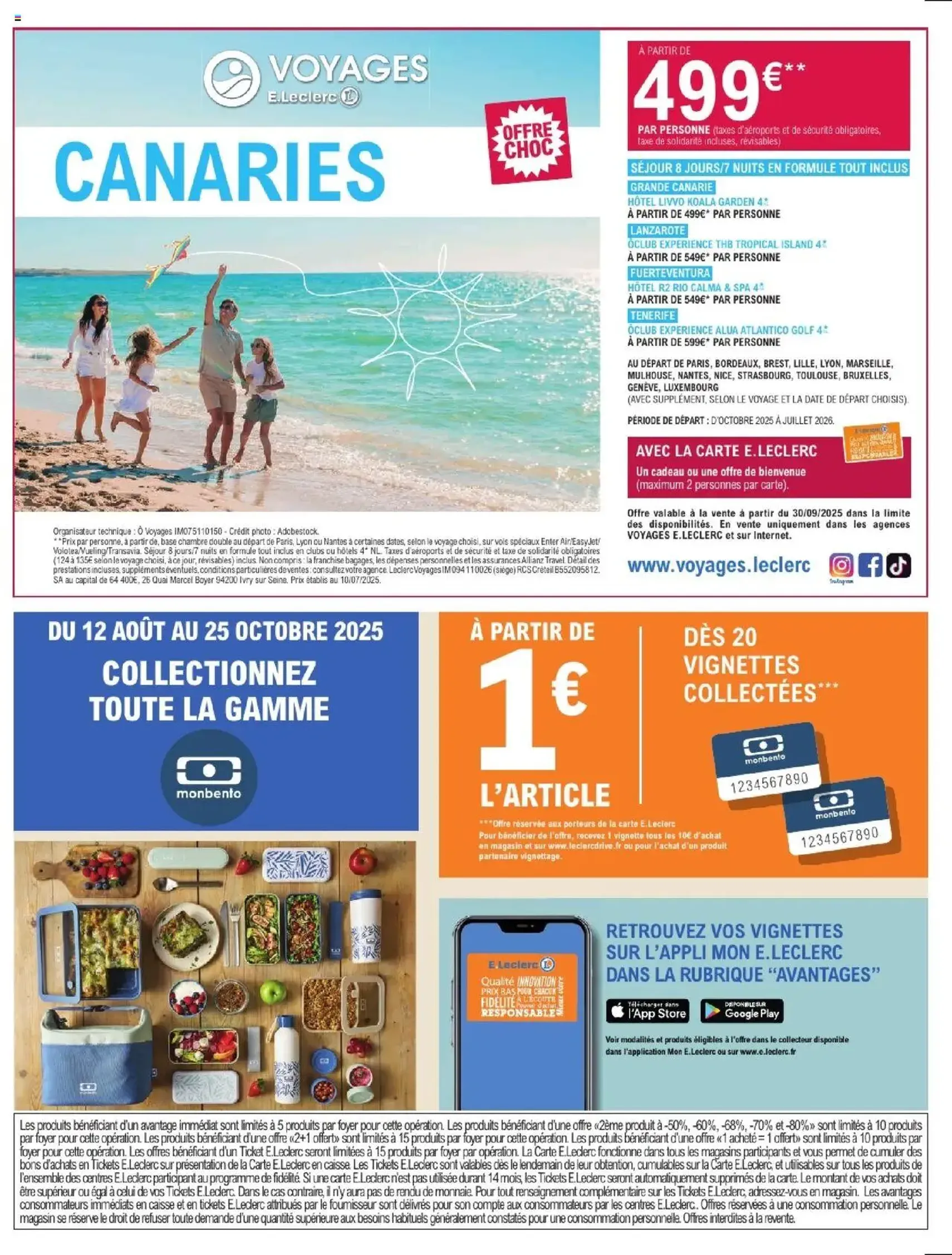 E.Leclerc catalogue semaine 40 - brochure valable à partir du 30/09/2025, page 2 sur 36 E.Leclerc catalogue semaine 40 - brochure valable à partir du 30/09/2025, page 2 sur 36