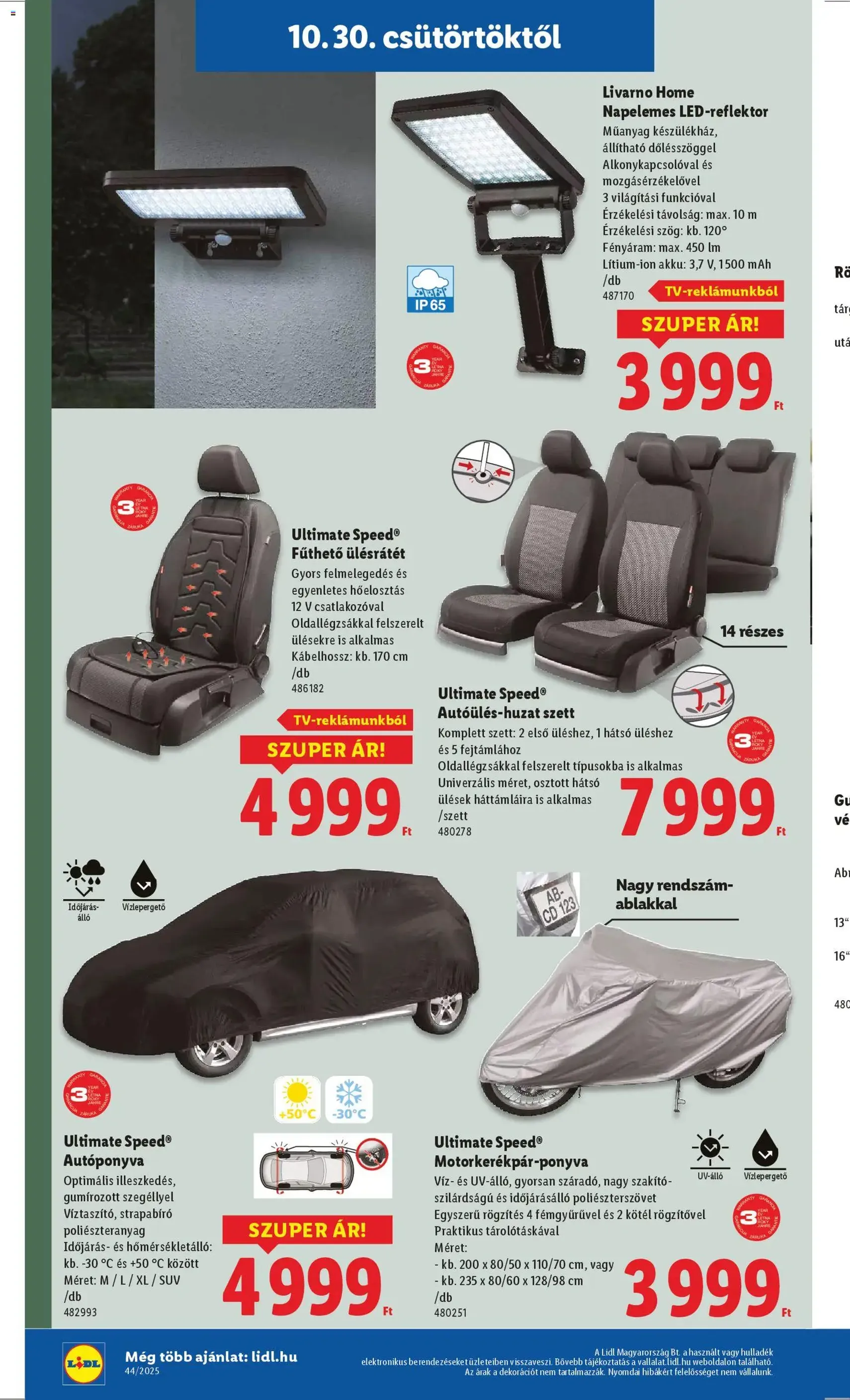 Lidl Akciós újság - 2025.10.30. érvényes szórólap 20 oldal 66 oldalból Lidl Akciós újság - 2025.10.30. érvényes szórólap 20 oldal 66 oldalból