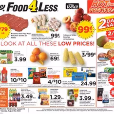 Food 4 Less Weekly Ad - Flyer preview valid from 08/13/2025