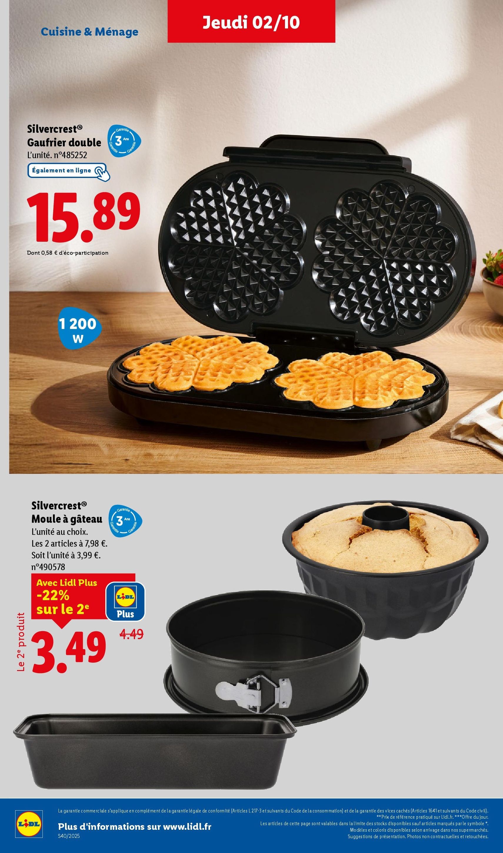 LIDL catalogue semaine 40 - brochure valable à partir du 02/10/2025, page 36 sur 76 LIDL catalogue semaine 40 - brochure valable à partir du 02/10/2025, page 36 sur 76