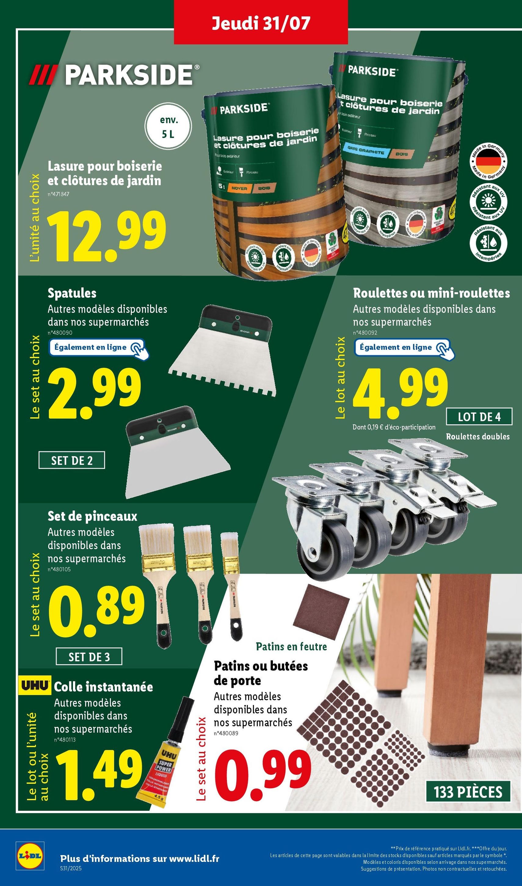 LIDL catalogue semaine 30 - brochure valable à partir du 31/07/2025, page 34 sur 73 LIDL catalogue semaine 30 - brochure valable à partir du 31/07/2025, page 34 sur 73