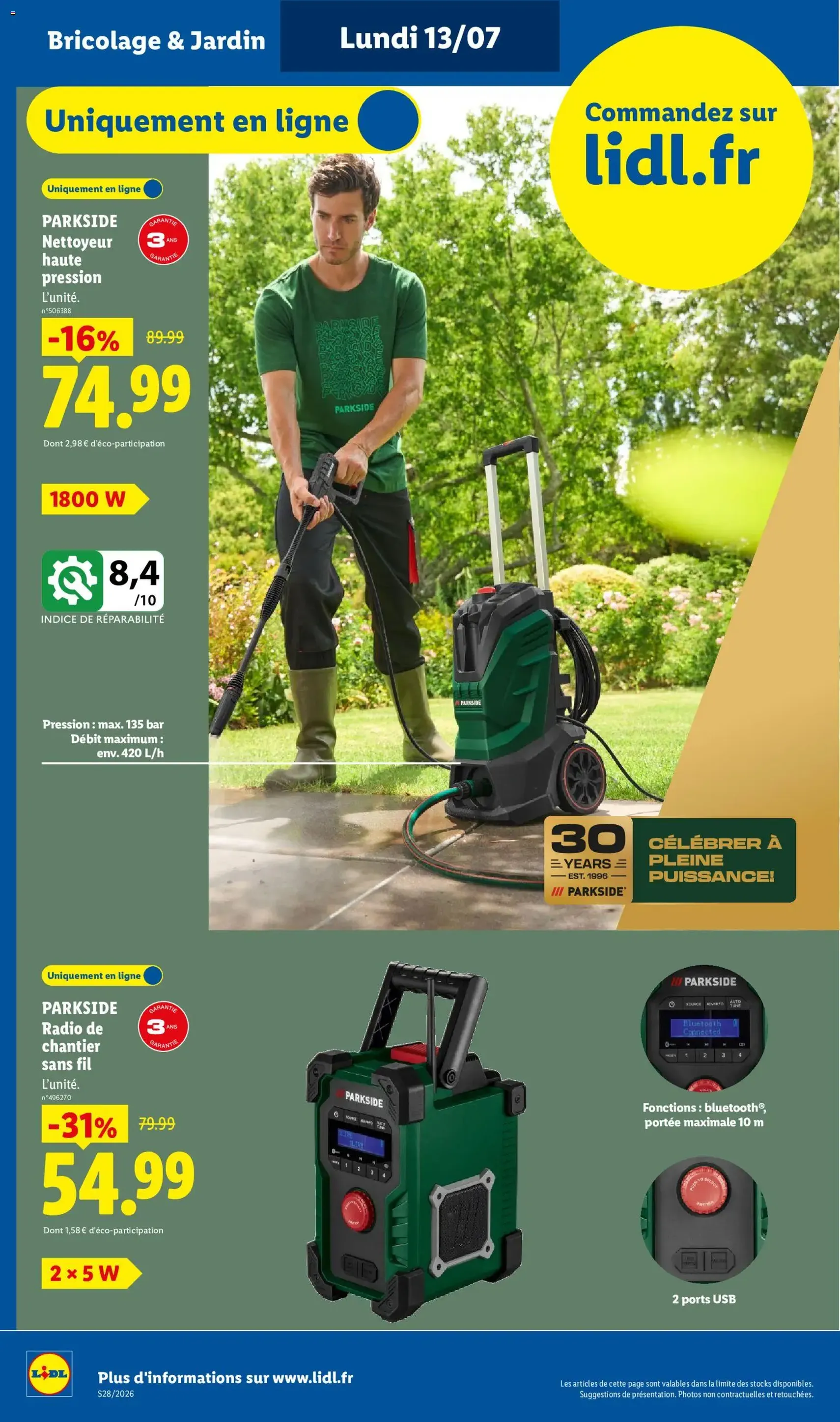LIDL catalogue - brochure valable à partir du 09/07/2026, page 62 sur 68