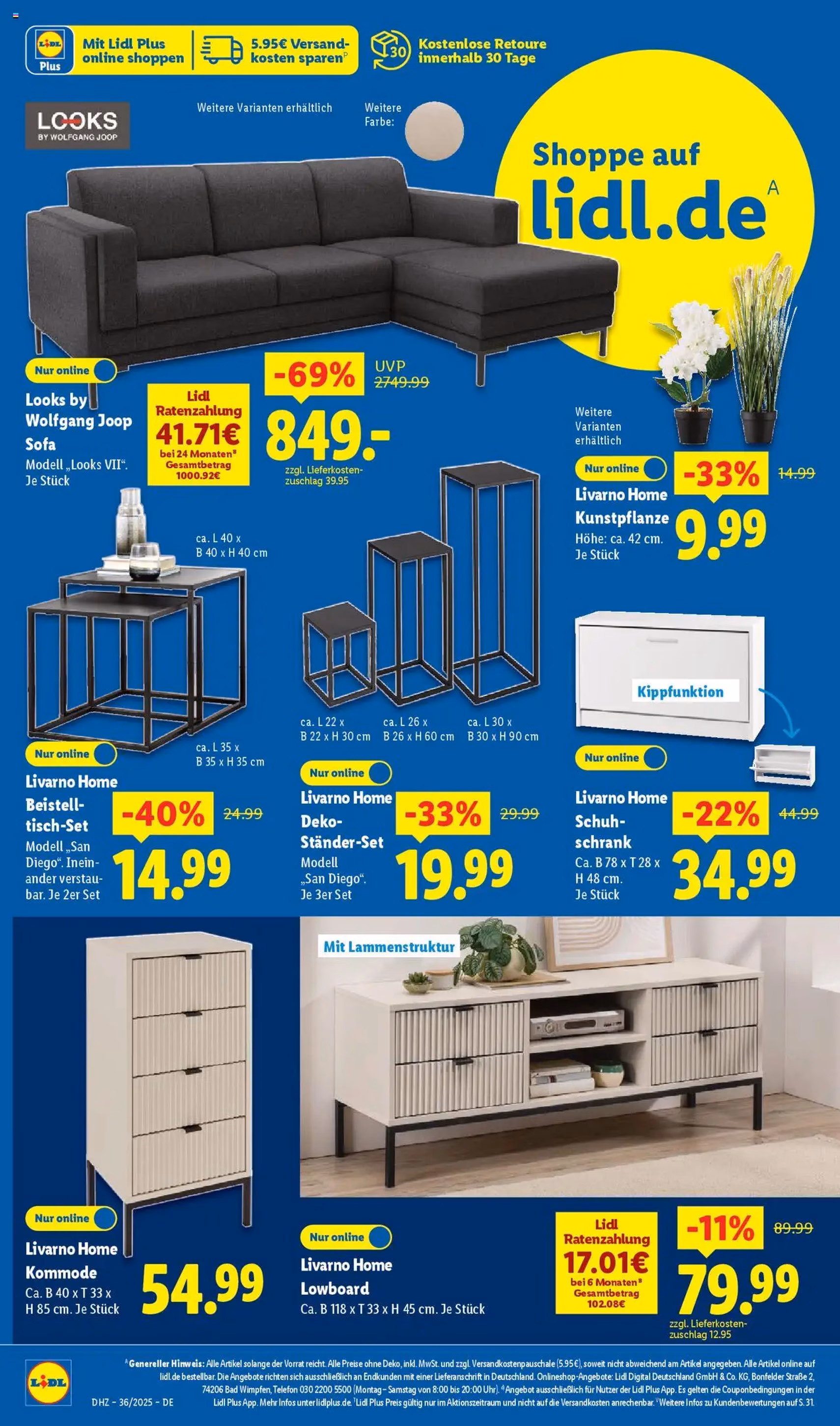 Lidl Prospekt - Gültiger Prospekt ab 01.09.2025, Seite 6 von insgesamt 72 Lidl Prospekt - Gültiger Prospekt ab 01.09.2025, Seite 6 von insgesamt 72