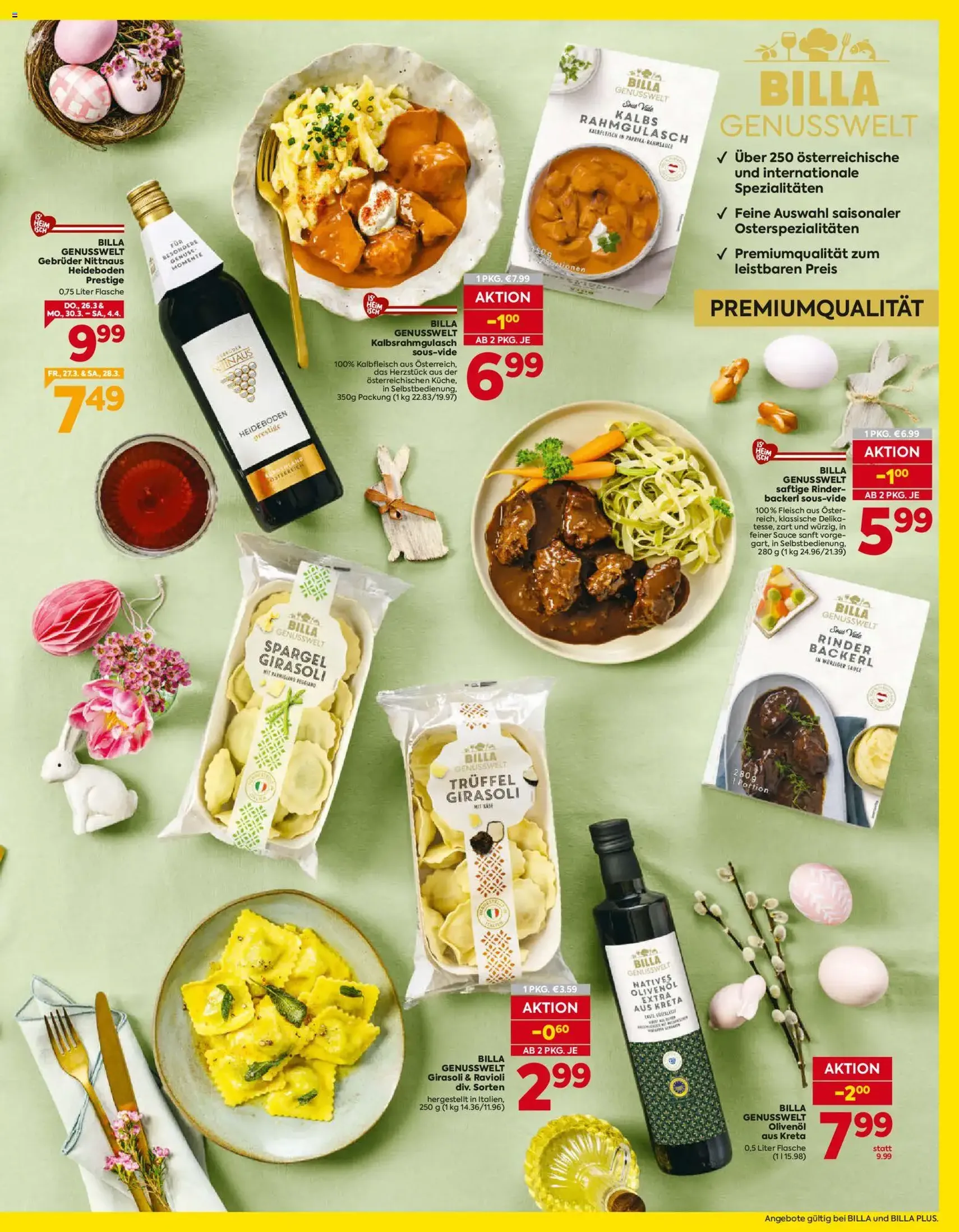 Billa - Flugblatt - Gültiger Prospekt ab 26.03.2026, Seite 7 von insgesamt 20