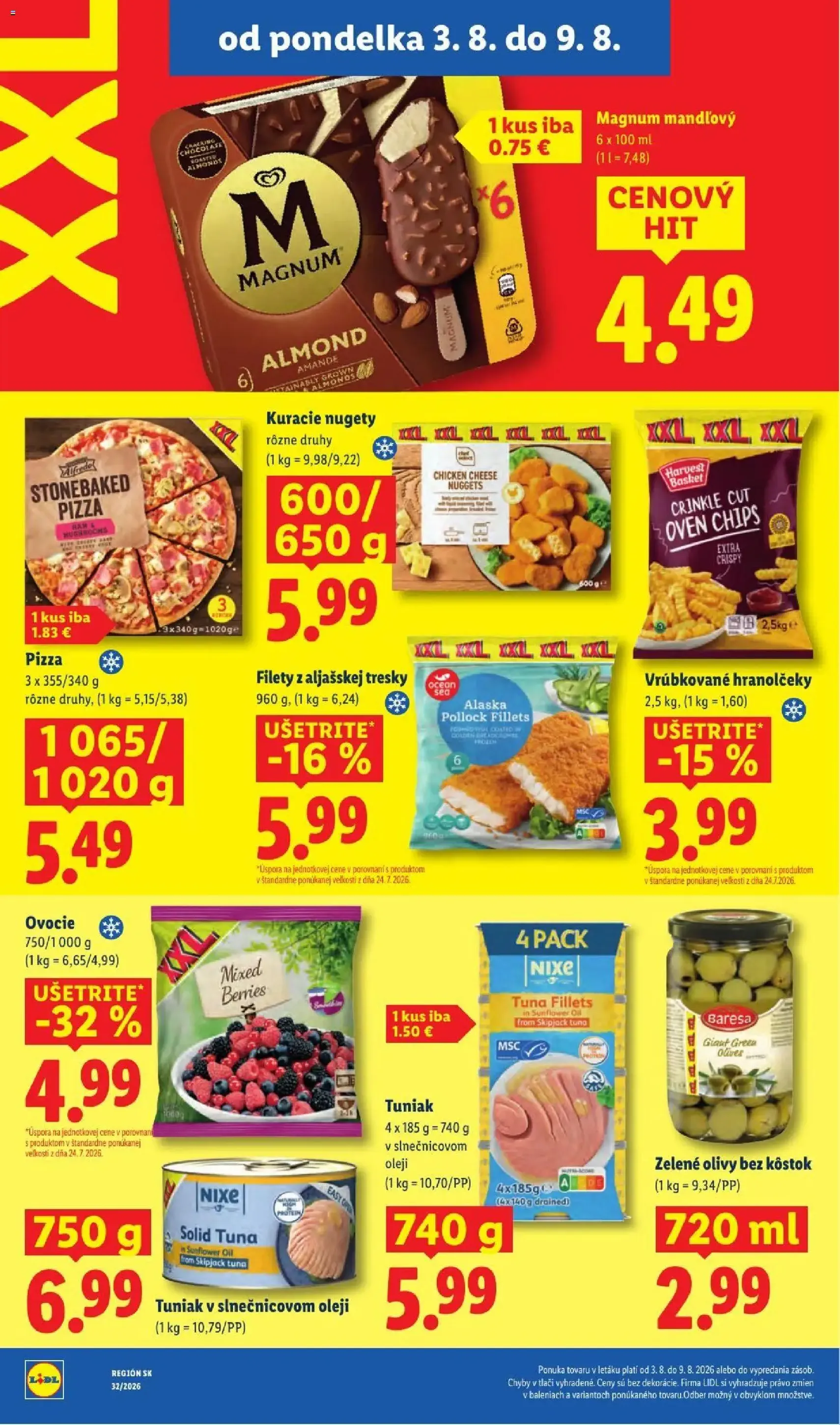 Lidl leták - platný leták od 03.08.2026 strana 32 z 95