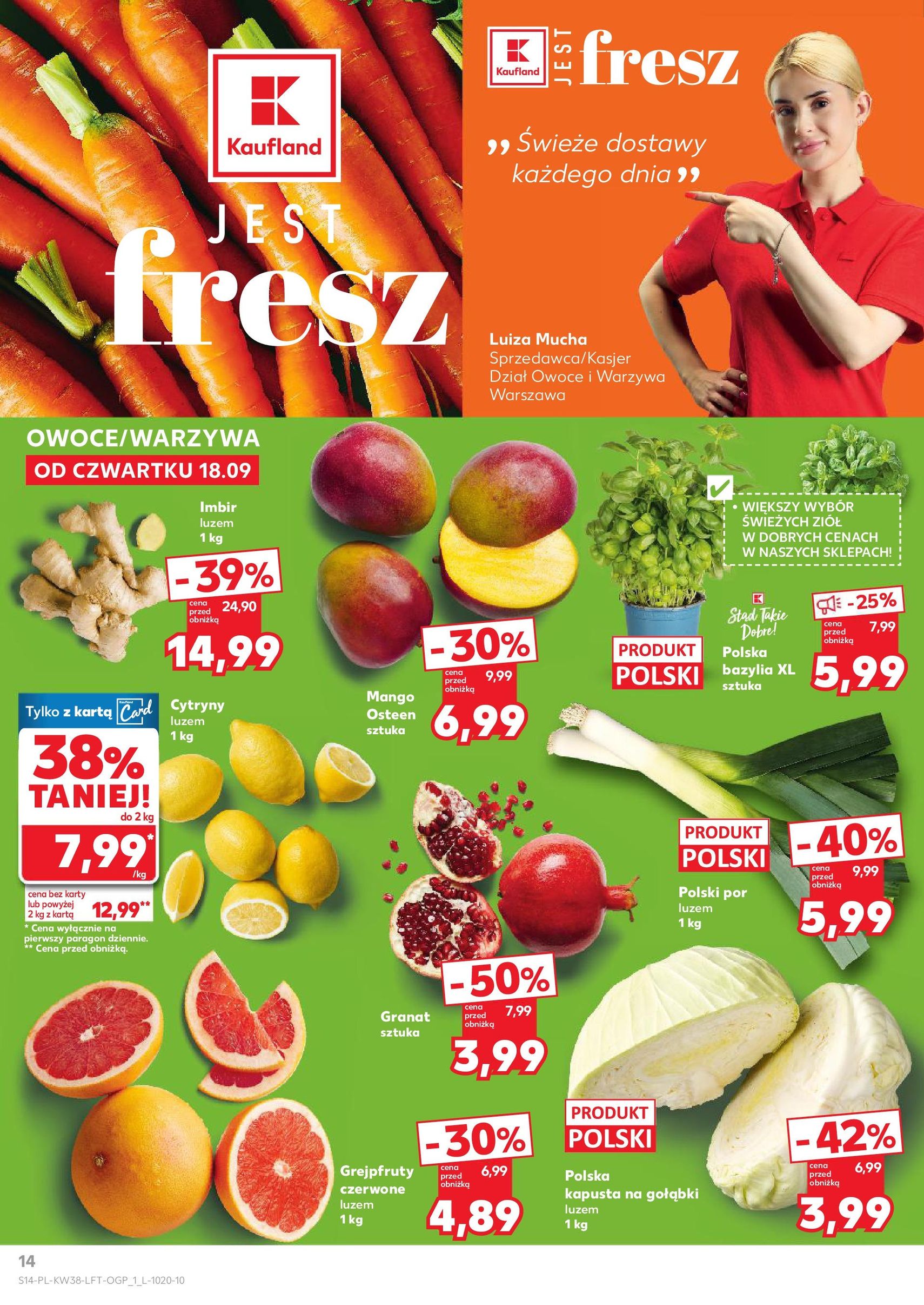 Kaufland gazetka - ważny gazetka od 18.09.2025 strona 14 z 51