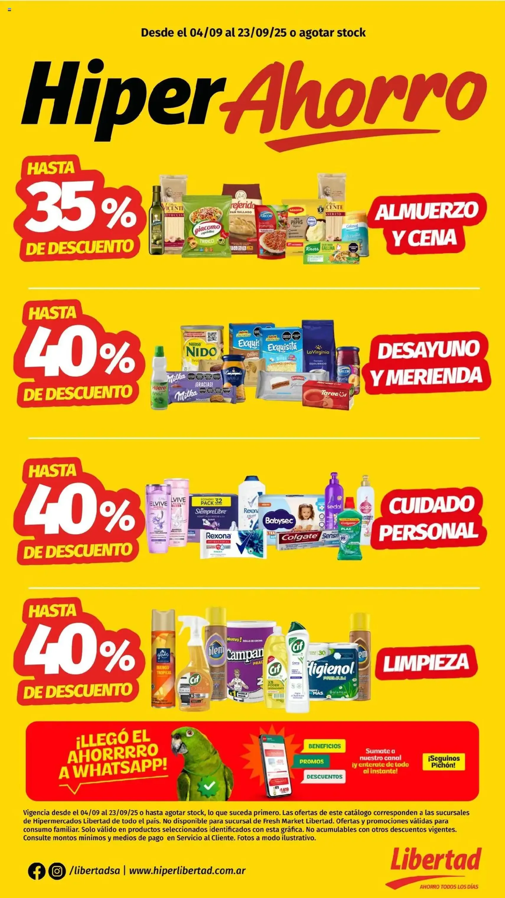 Hipermercado Libertad catálogo - folleto válido desde 04/09/2025 página 1 de 8