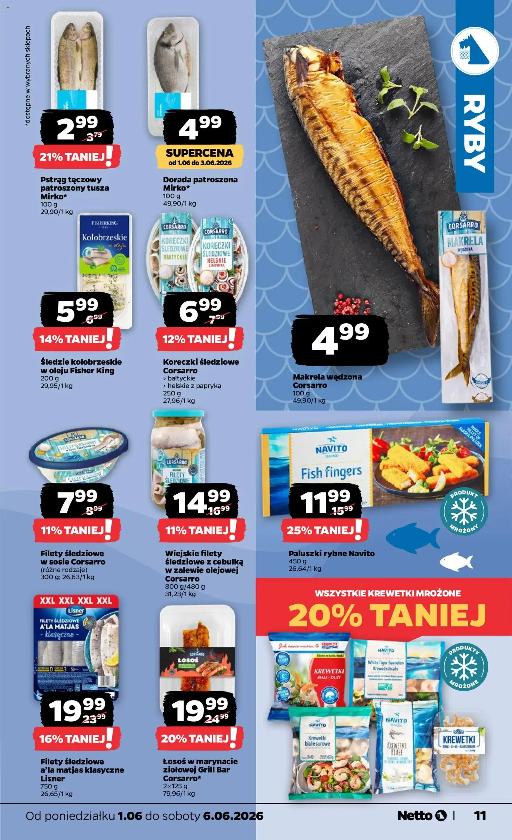 Netto gazetka od poniedziałku spożywcza - ważny gazetka od 01.06.2026 strona 11 z 33