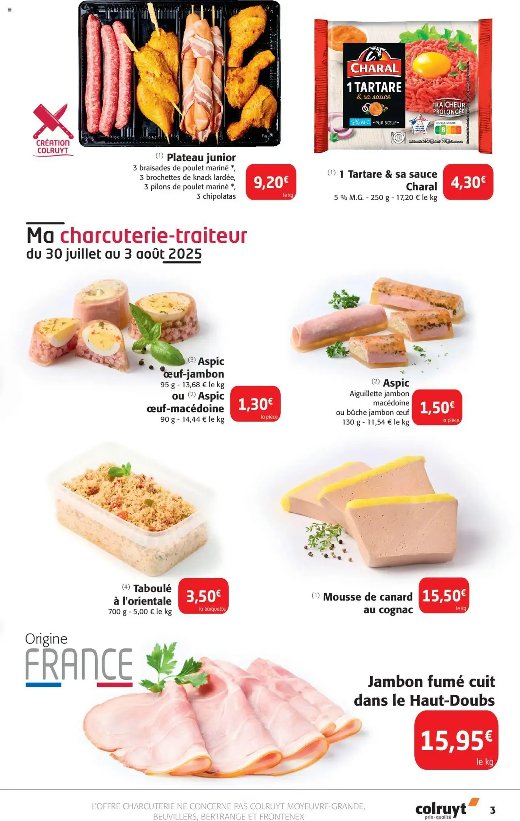 Colruyt catalogue - brochure valable à partir du 30/07/2025, page 3 sur 20 Colruyt catalogue - brochure valable à partir du 30/07/2025, page 3 sur 20