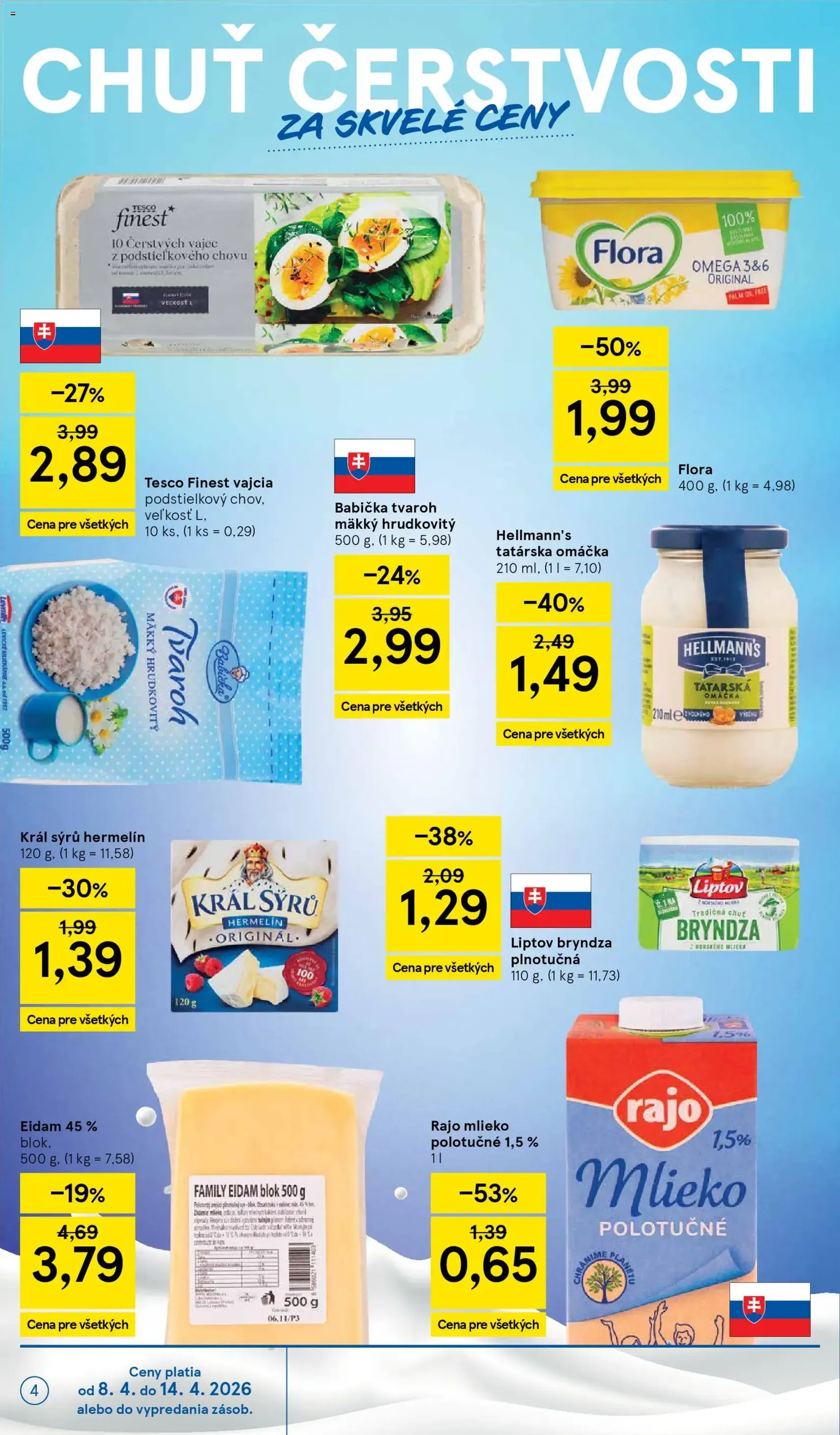 Tesco Hypermarket - leták - platný leták od 08.04.2026 strana 4 z 43
