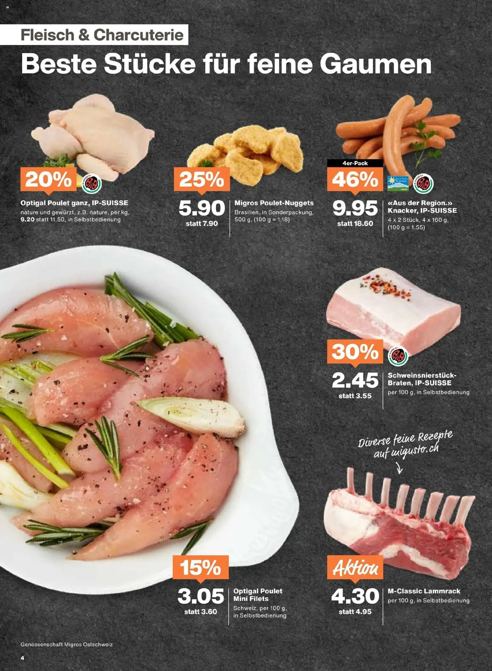 Migros Aktionen - Gültiger Prospekt ab 28.10.2025, Seite 4 von insgesamt 24 Migros Aktionen - Gültiger Prospekt ab 28.10.2025, Seite 4 von insgesamt 24