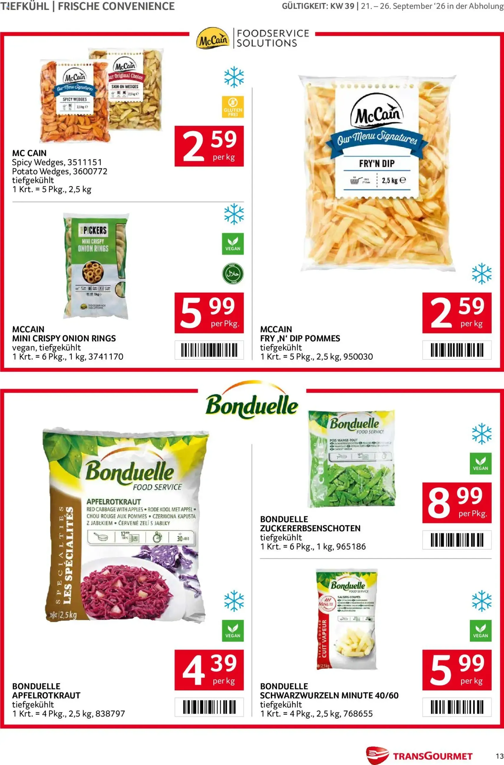 Transgourmet Flugblatt - Gültiger Prospekt ab 20.09.2026, Seite 11 von insgesamt 38