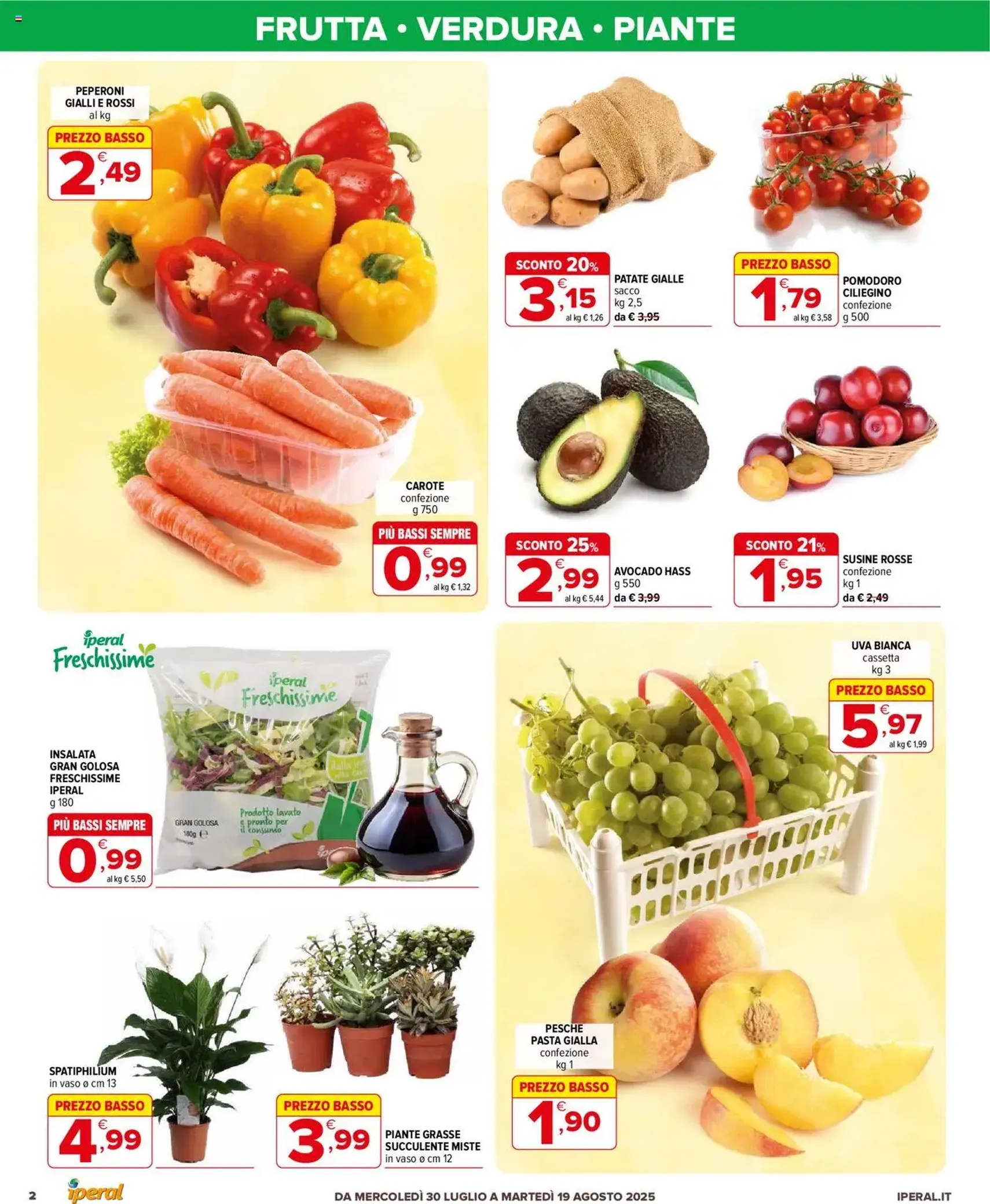 Volantino Iperal - volantino valido dal 30/07/2025 pagina 2 di 25 Volantino Iperal - volantino valido dal 30/07/2025 pagina 2 di 25