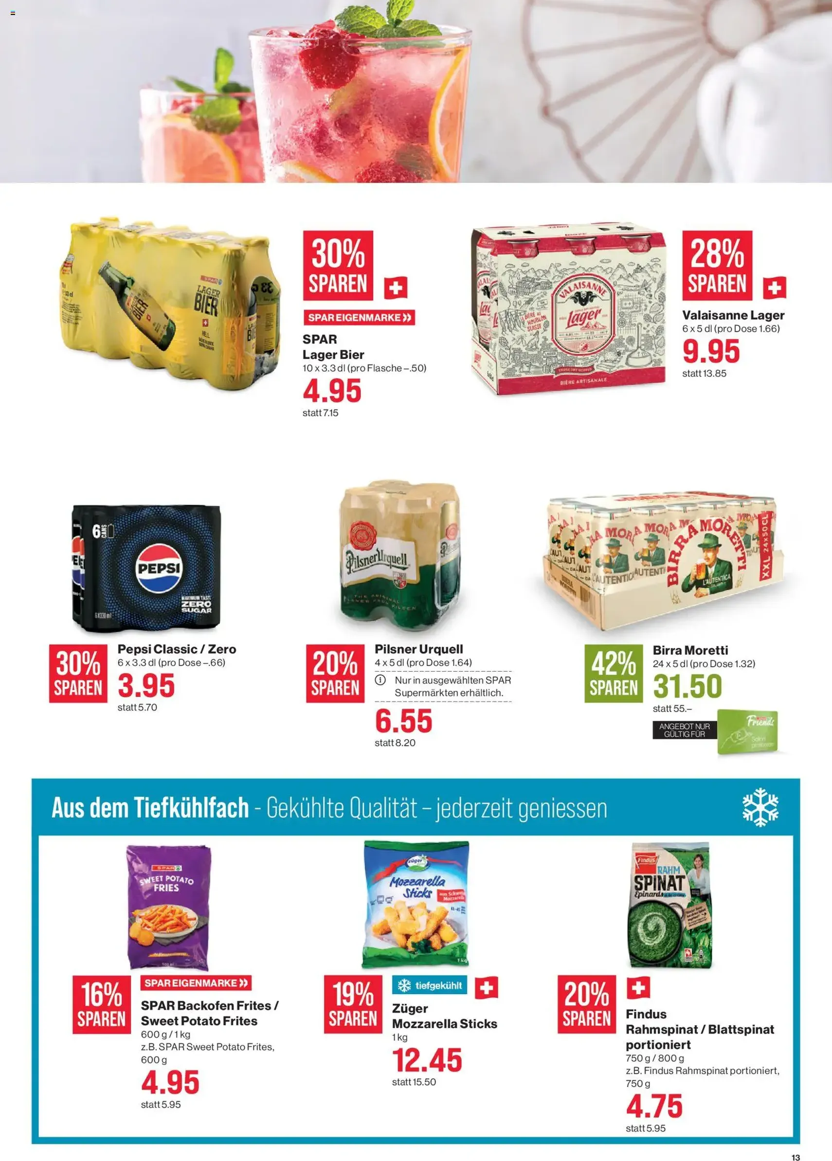 SPAR aktionen - Gültiger Prospekt ab 09.07.2026, Seite 13 von insgesamt 17
