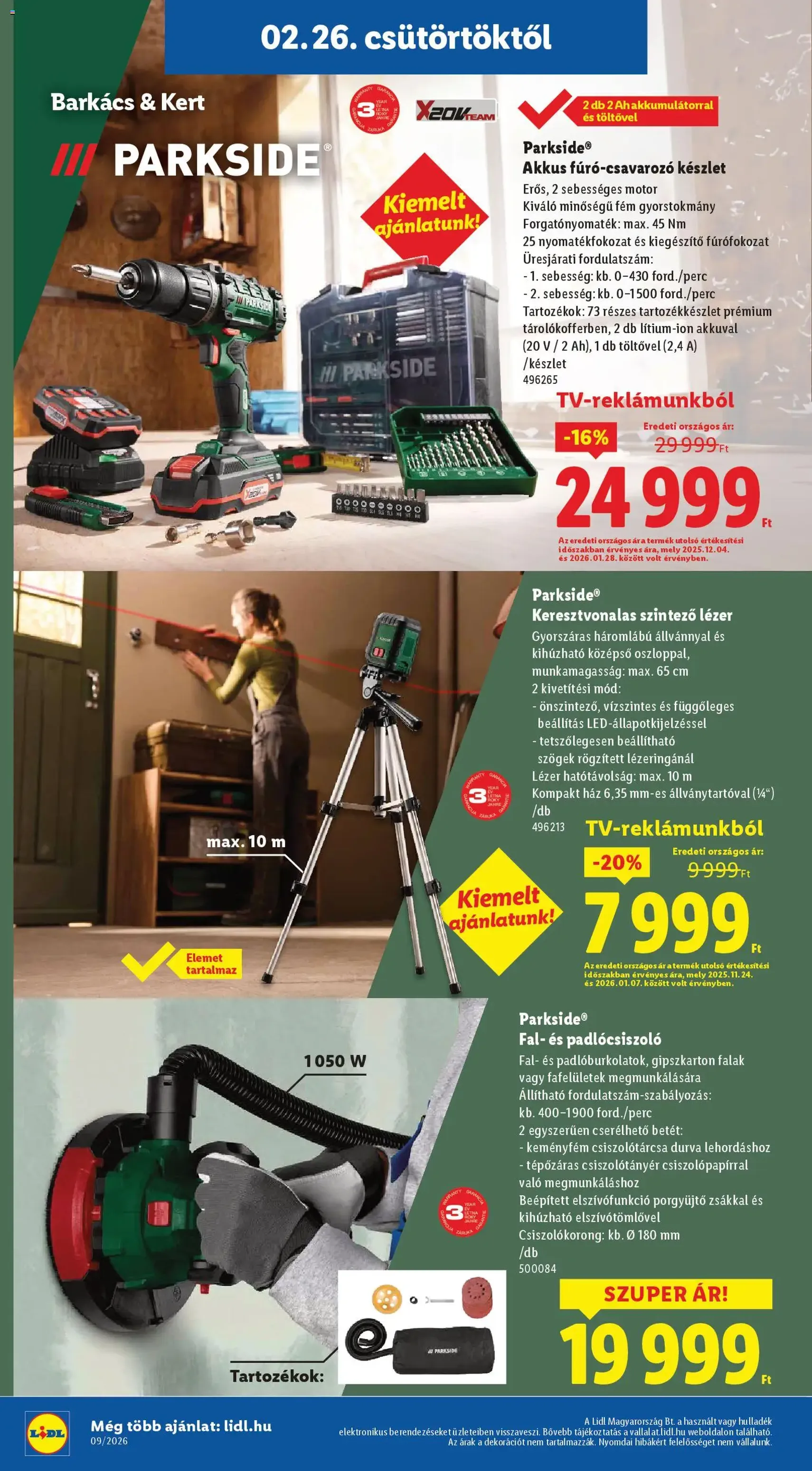 Lidl Akciós újság - 2026.02.26. érvényes szórólap 34 oldal 80 oldalból