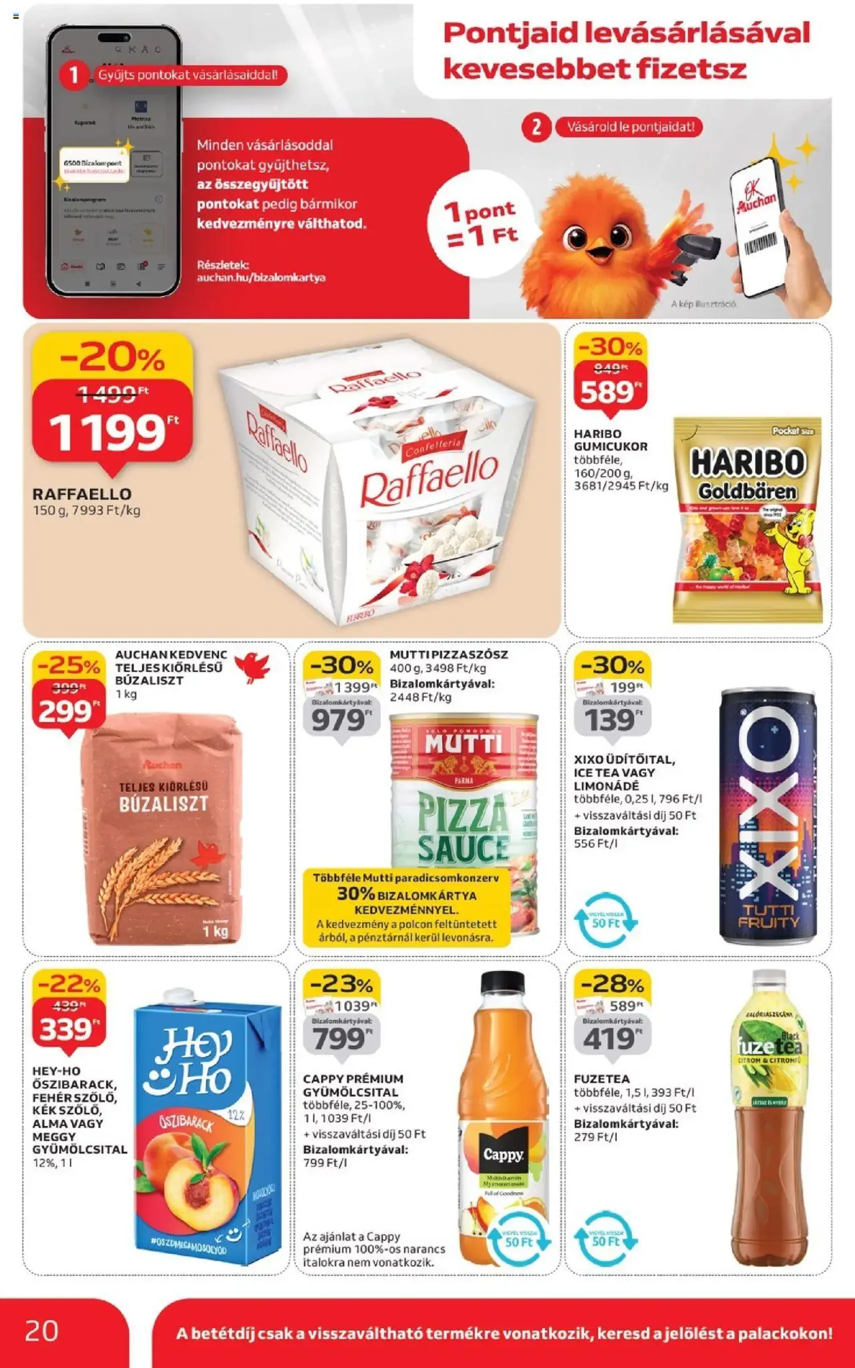 Auchan Akciós újság - 2025.09.18. érvényes szórólap 20 oldal 26 oldalból Auchan Akciós újság - 2025.09.18. érvényes szórólap 20 oldal 26 oldalból