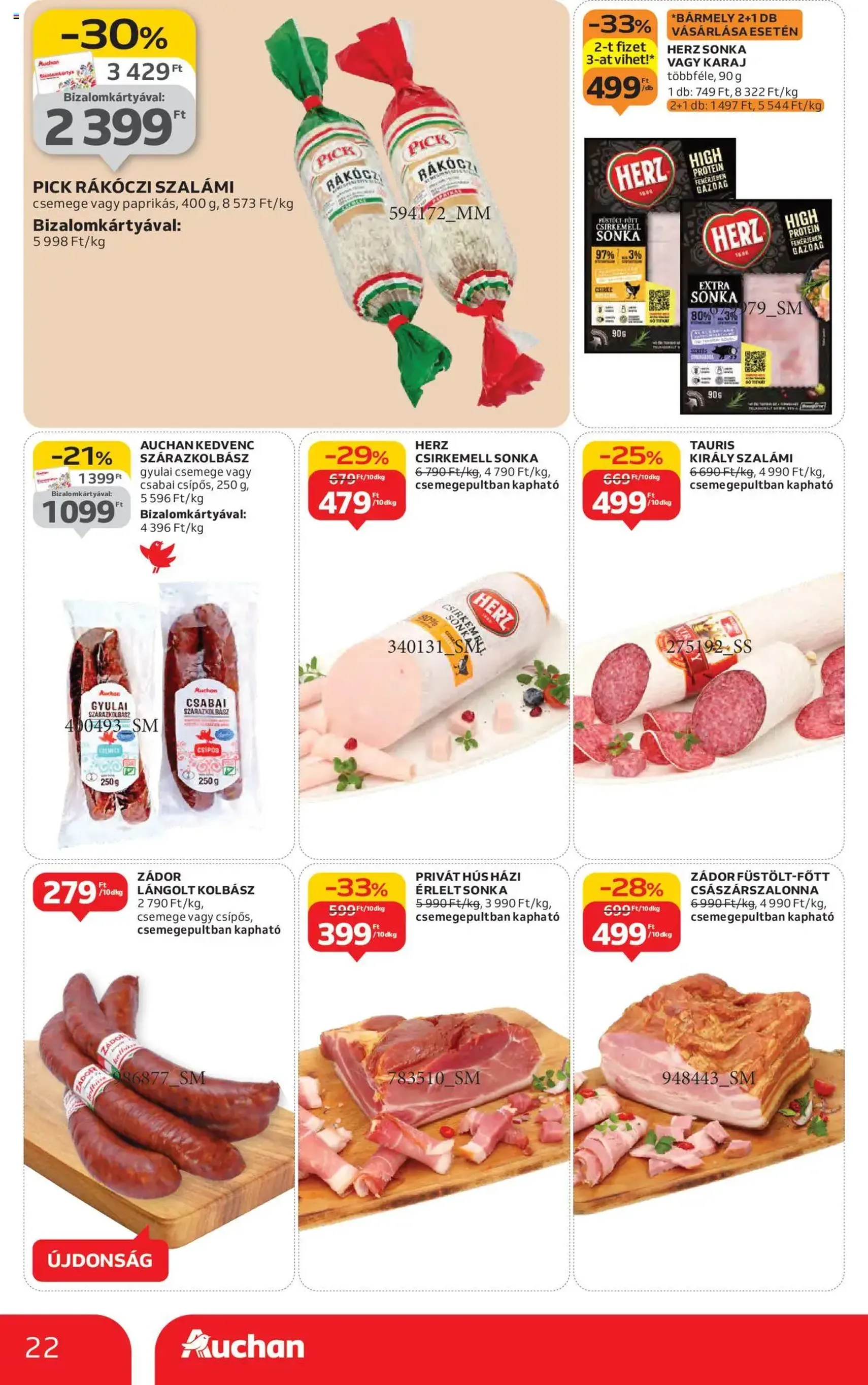 Auchan Akciós újság - 2025.10.16. érvényes szórólap 22 oldal 54 oldalból Auchan Akciós újság - 2025.10.16. érvényes szórólap 22 oldal 54 oldalból