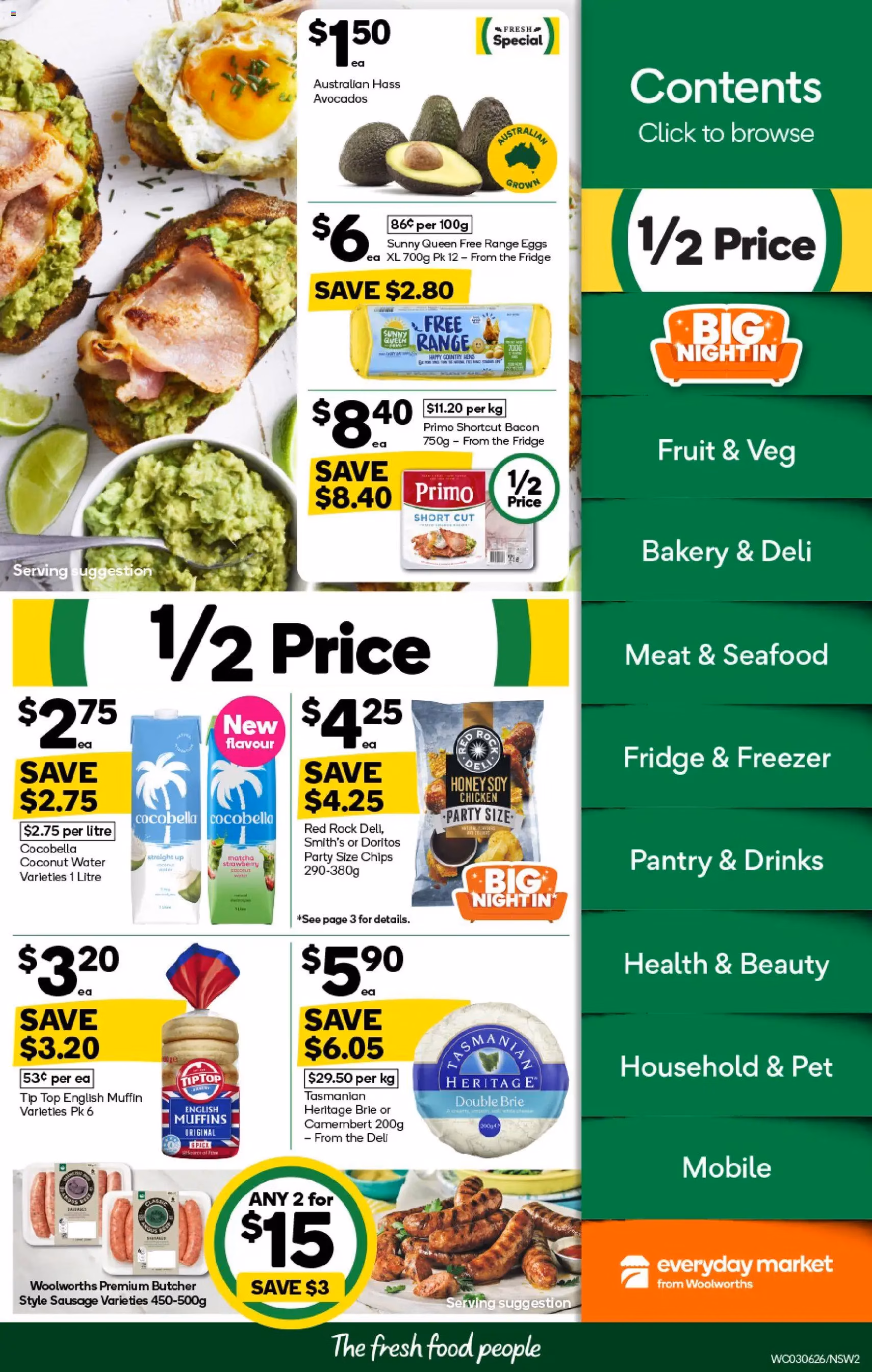 Woolworths catalogue - valid flyer from 03/06/2026, page 2 of 50