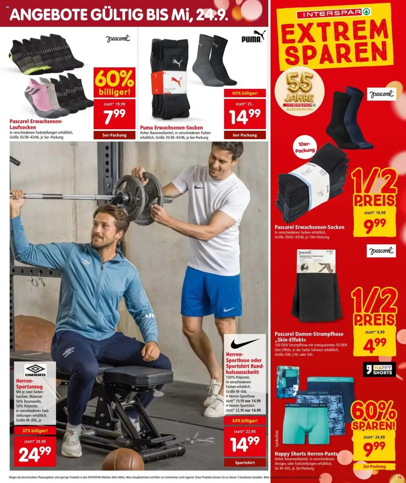 Interspar Flugblatt - Gültiger Prospekt ab 04.09.2025, Seite 15 von insgesamt 16 Interspar Flugblatt - Gültiger Prospekt ab 04.09.2025, Seite 15 von insgesamt 16