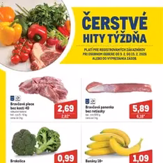 Metro Čerstvé hity týždňa - náhľad letáku platný od 09.02.2026