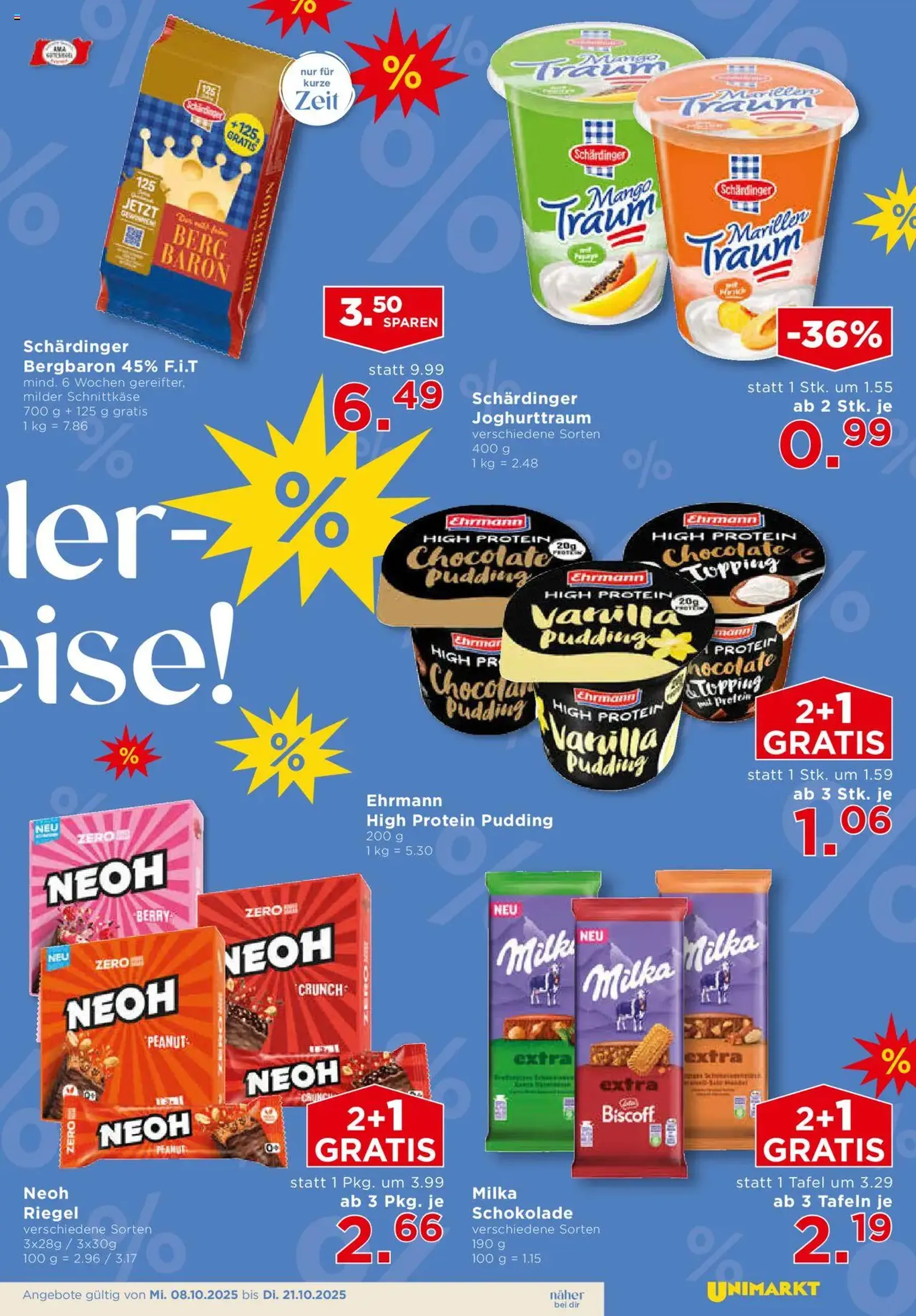 Unimarkt Flugblatt - Gültiger Prospekt ab 08.10.2025, Seite 15 von insgesamt 16 Unimarkt Flugblatt - Gültiger Prospekt ab 08.10.2025, Seite 15 von insgesamt 16
