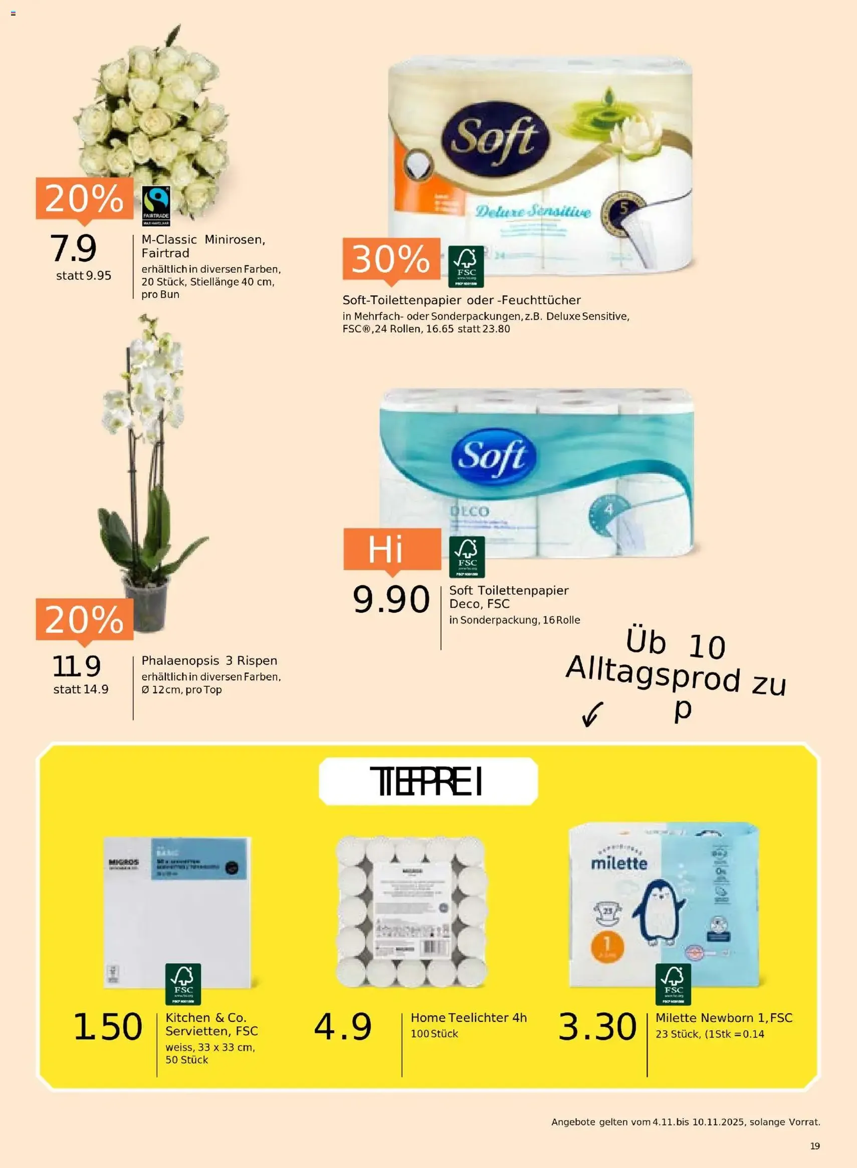 Migros Aktionen - Gültiger Prospekt ab 04.11.2025, Seite 19 von insgesamt 20