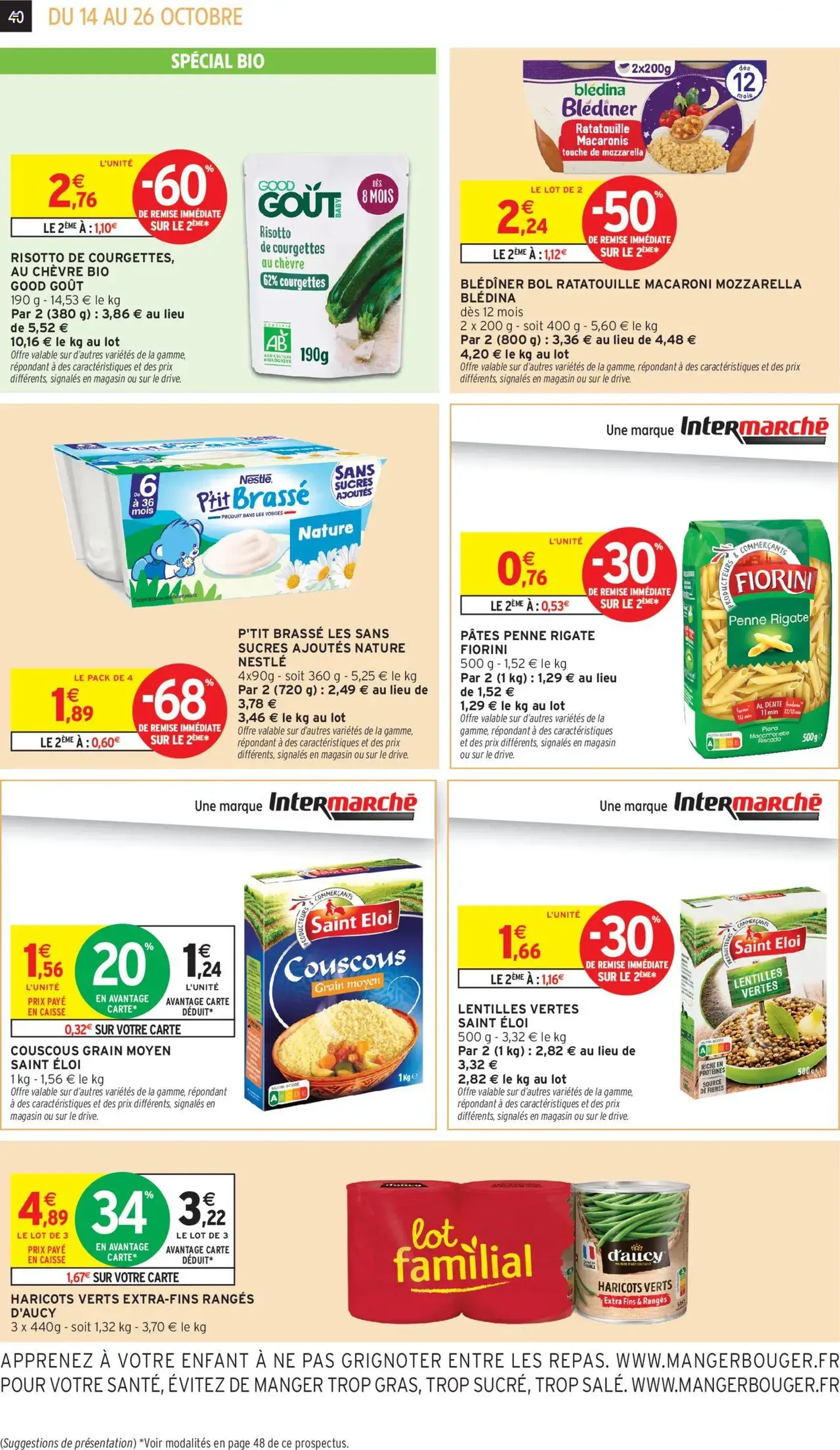 Intermarché catalogue semaine 42 - brochure valable à partir du 14/10/2025, page 40 sur 52
