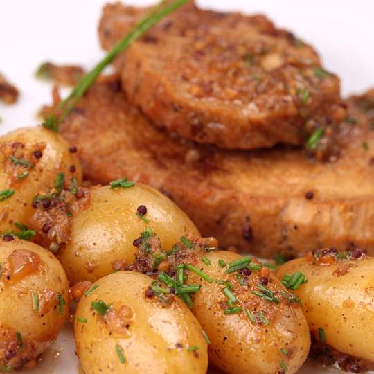 Anteprima ricetta Arrosto di maiale con patate novelle