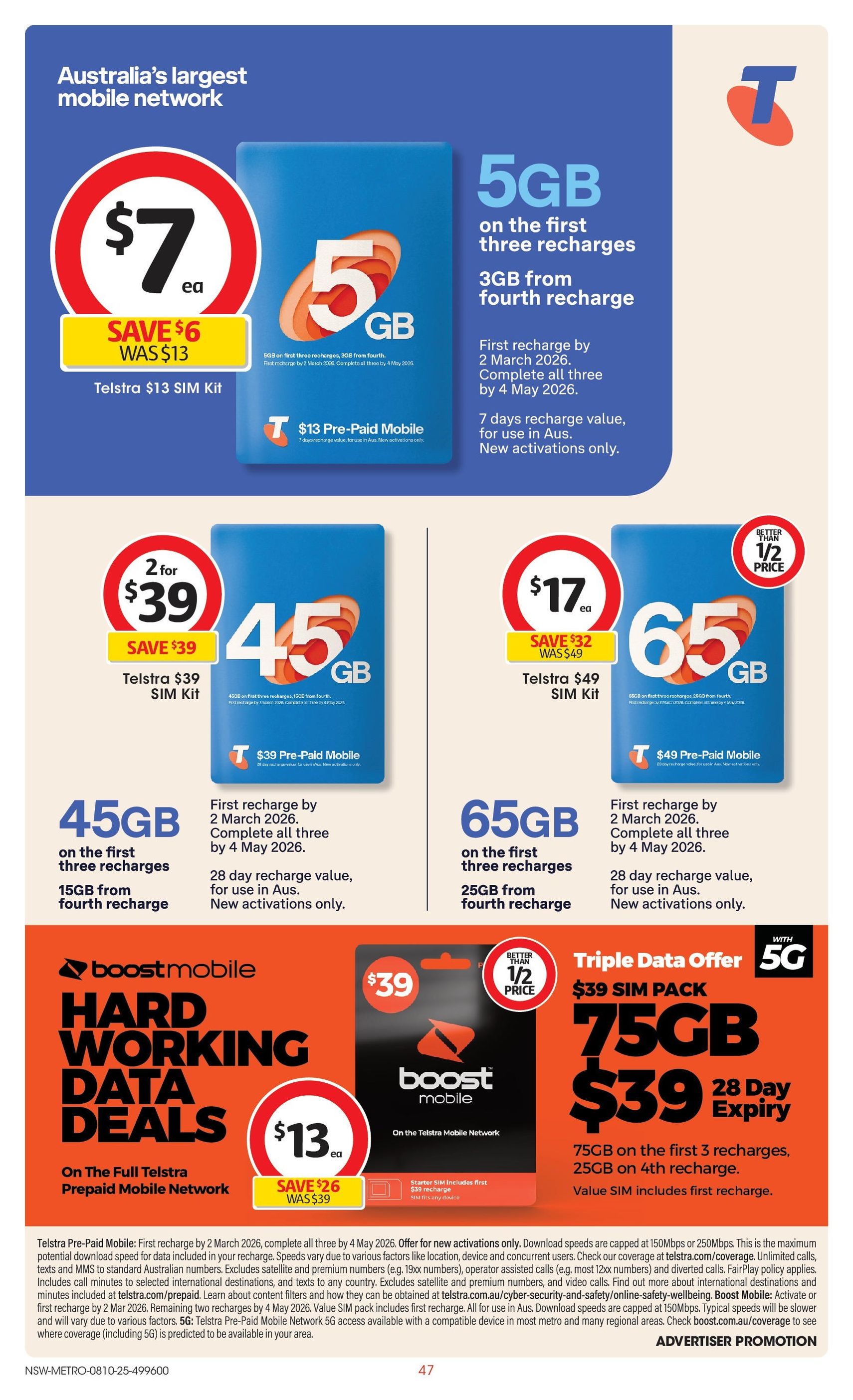 Coles Catalogue NSW - valid flyer from 08/10/2025, page 47 of 49