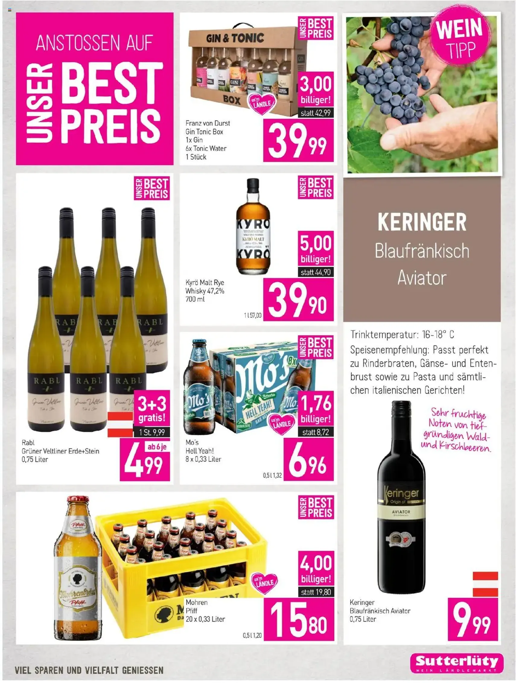 Sutterlüty Flugblatt - Gültiger Prospekt ab 02.10.2025, Seite 13 von insgesamt 20