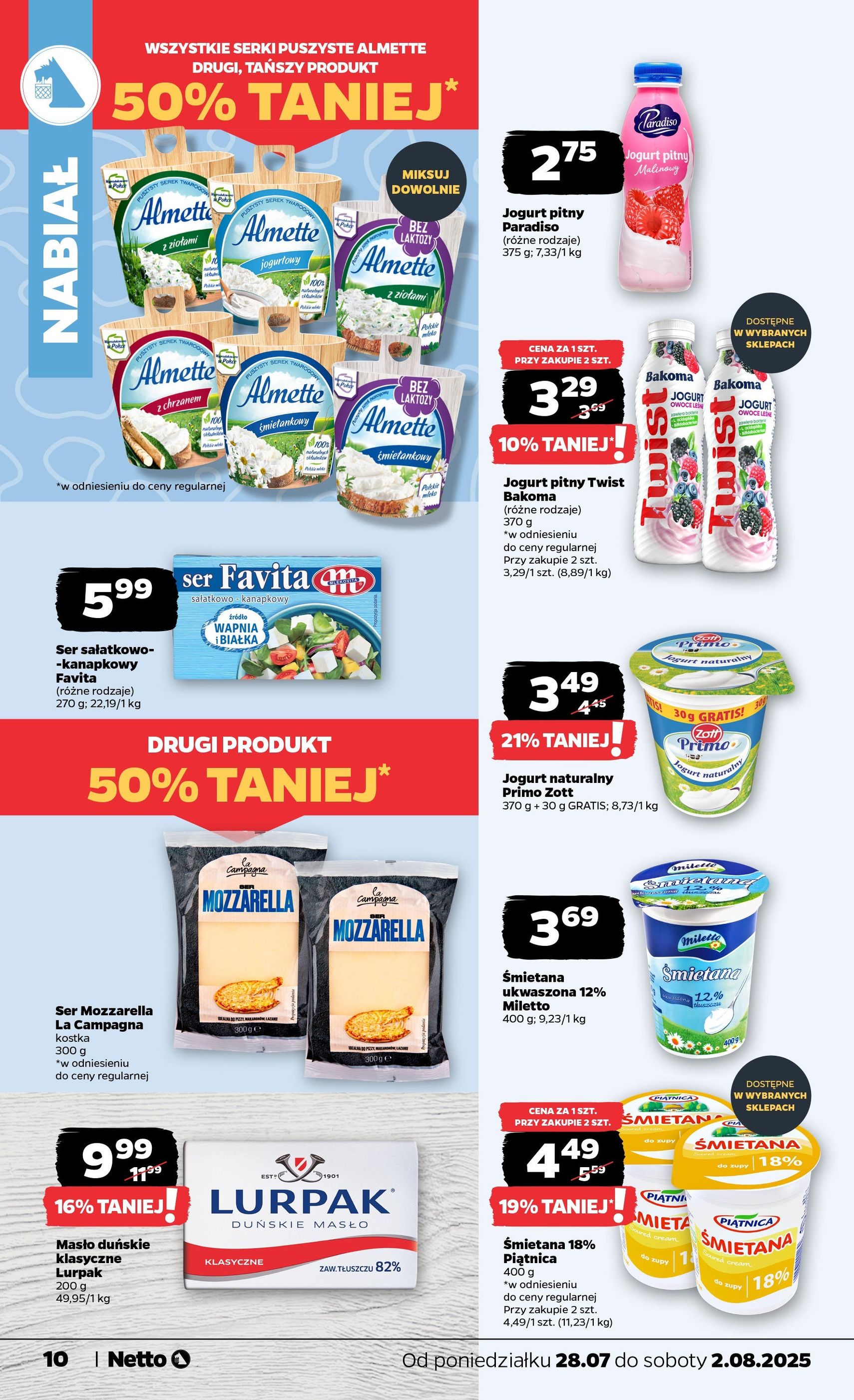 Netto gazetka - Spożywcza - ważny gazetka od 28.07.2025 strona 10 z 31 Netto gazetka - Spożywcza - ważny gazetka od 28.07.2025 strona 10 z 31