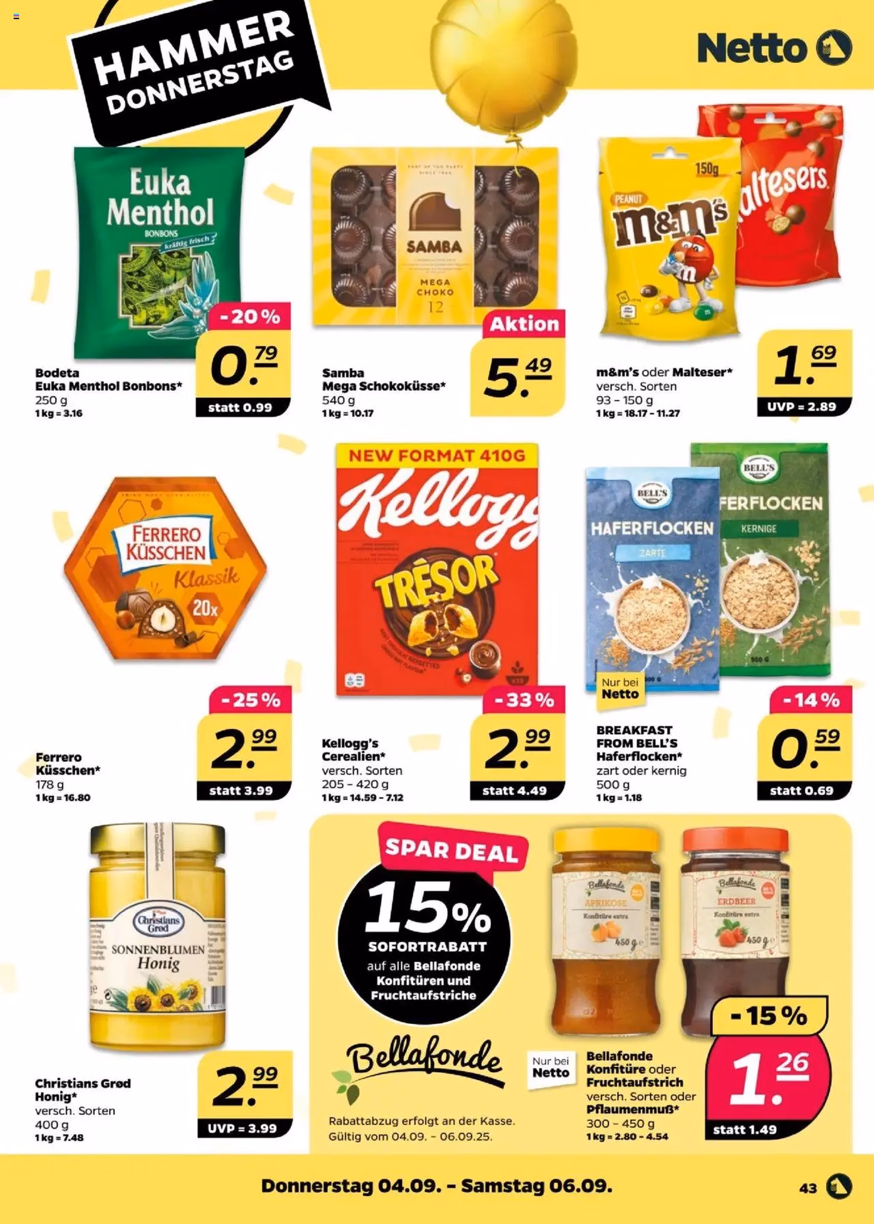 Netto Prospekt - Gültiger Prospekt ab 01.09.2025, Seite 43 von insgesamt 50 Netto Prospekt - Gültiger Prospekt ab 01.09.2025, Seite 43 von insgesamt 50