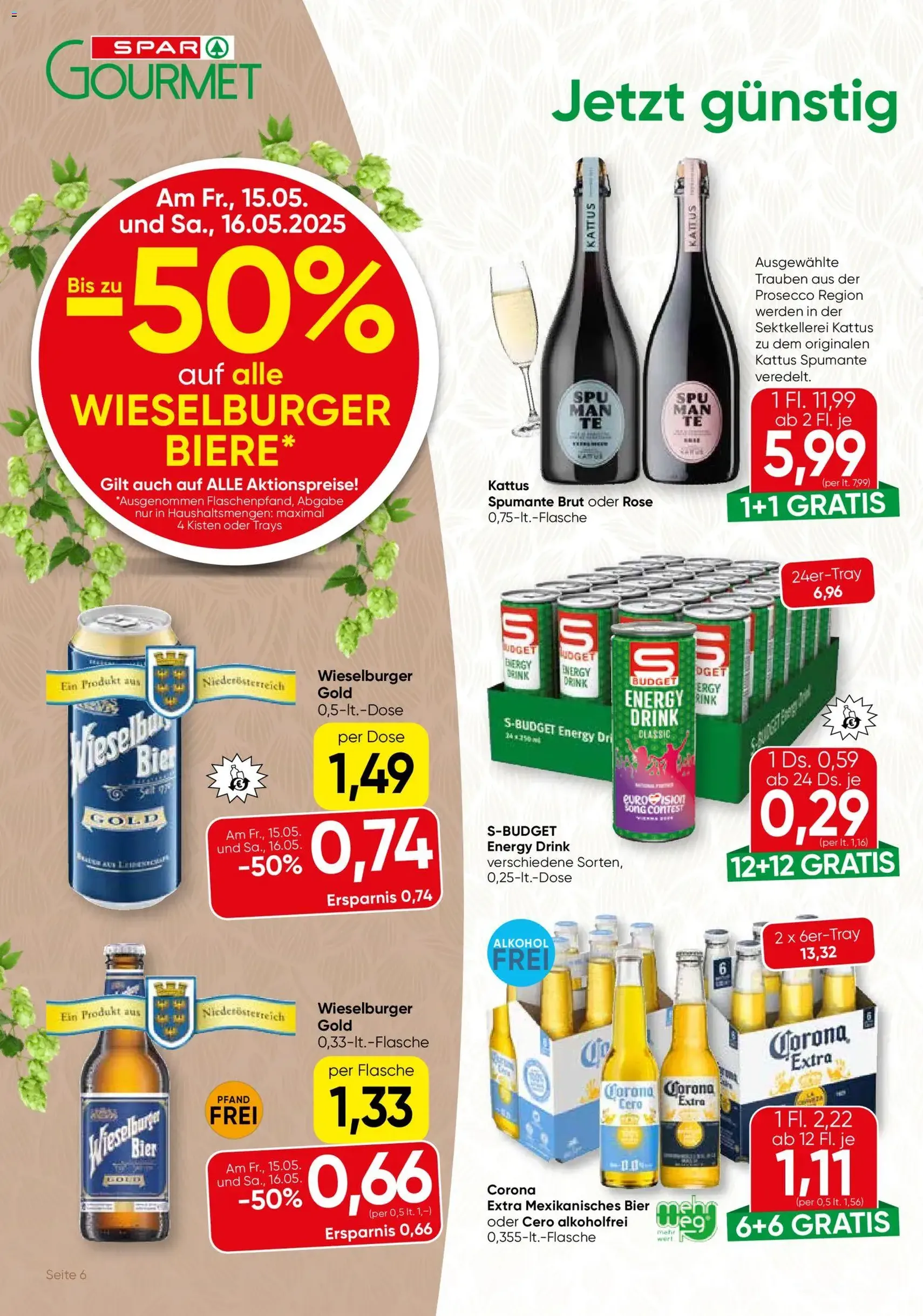 SPAR Gourmet Flugblatt - Gültiger Prospekt ab 13.05.2026, Seite 6 von insgesamt 8