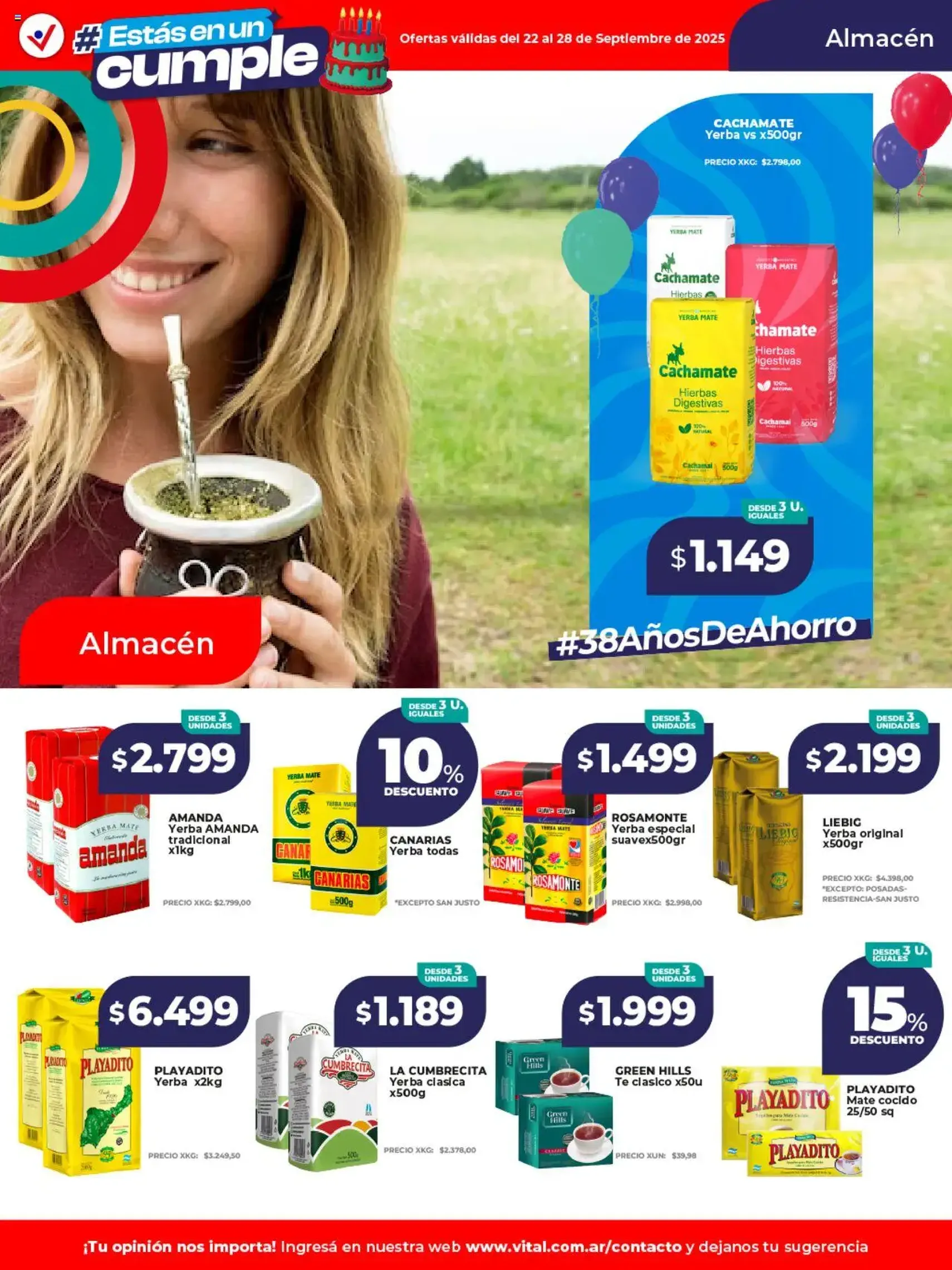 Vital ofertas - folleto válido desde 22/09/2025 página 14 de 21
