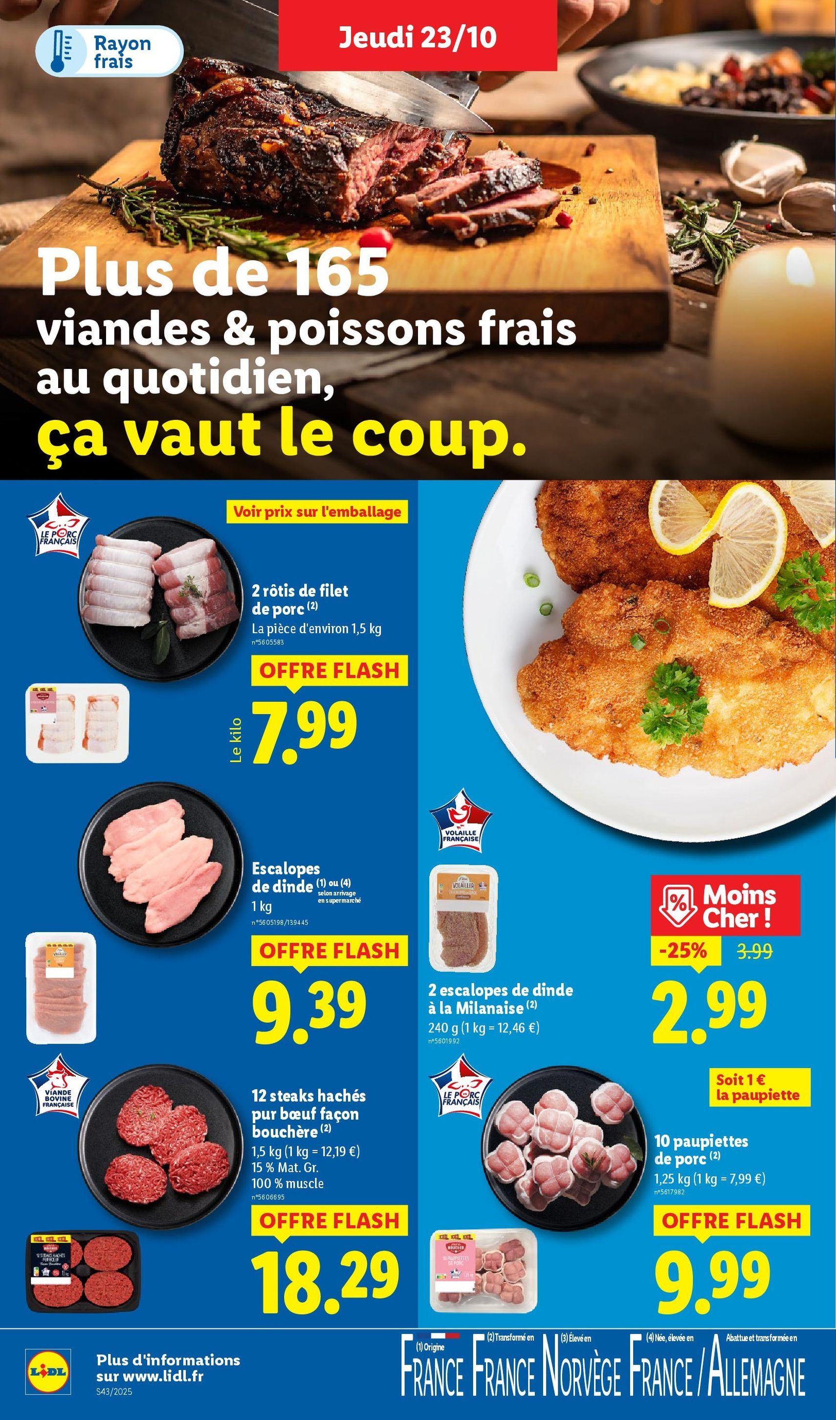 LIDL catalogue semaine 43 - brochure valable à partir du 23/10/2025, page 6 sur 84 LIDL catalogue semaine 43 - brochure valable à partir du 23/10/2025, page 6 sur 84