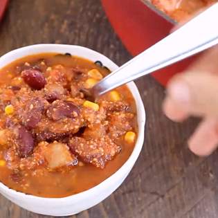 Einfaches vegetarisches Chili con Carne Rezept - Rezeptvorschau