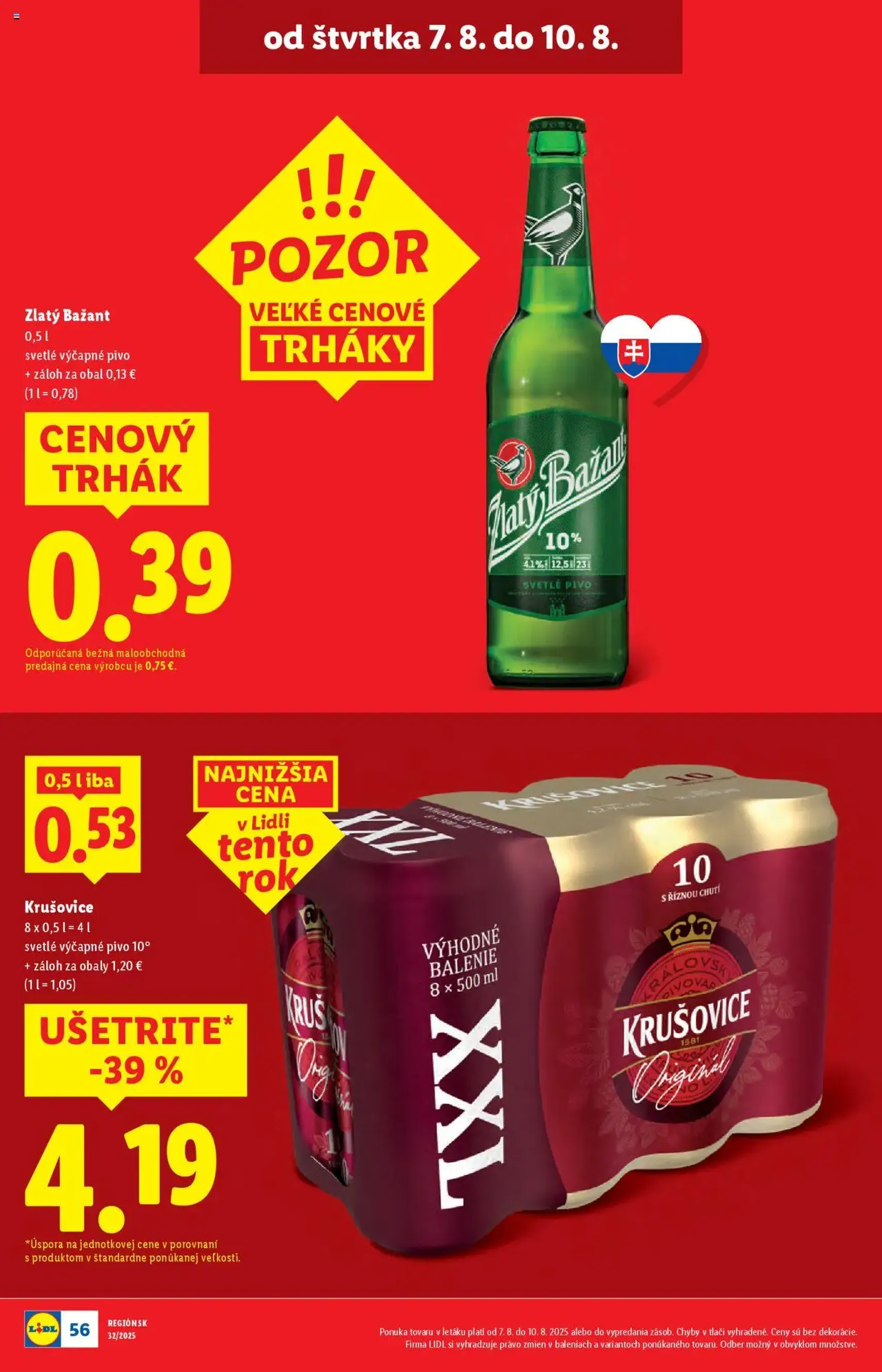 Lidl leták - platný leták od 04.08.2025 strana 62 z 98