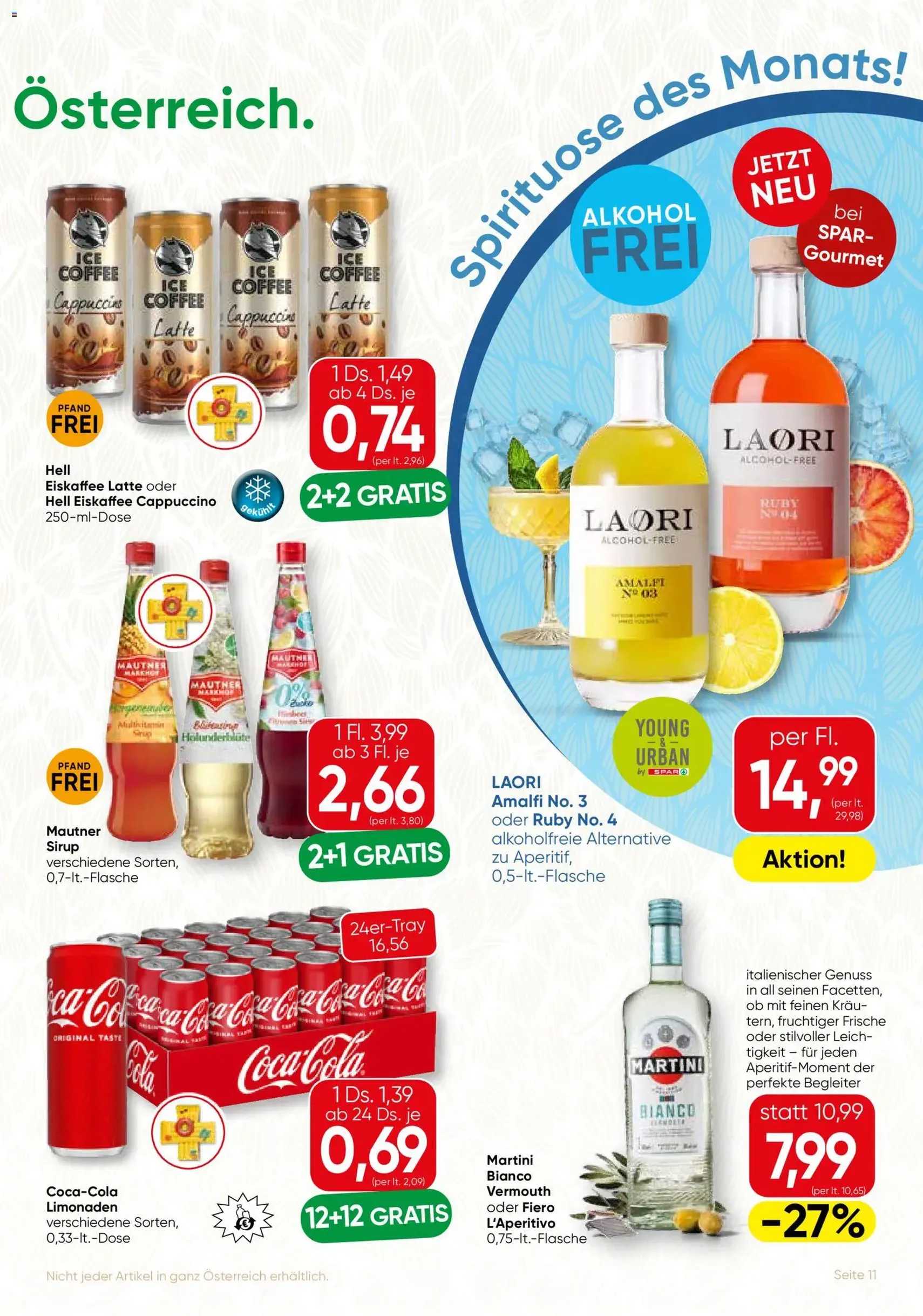 SPAR Gourmet Flugblatt - Gültiger Prospekt ab 13.08.2026, Seite 11 von insgesamt 12