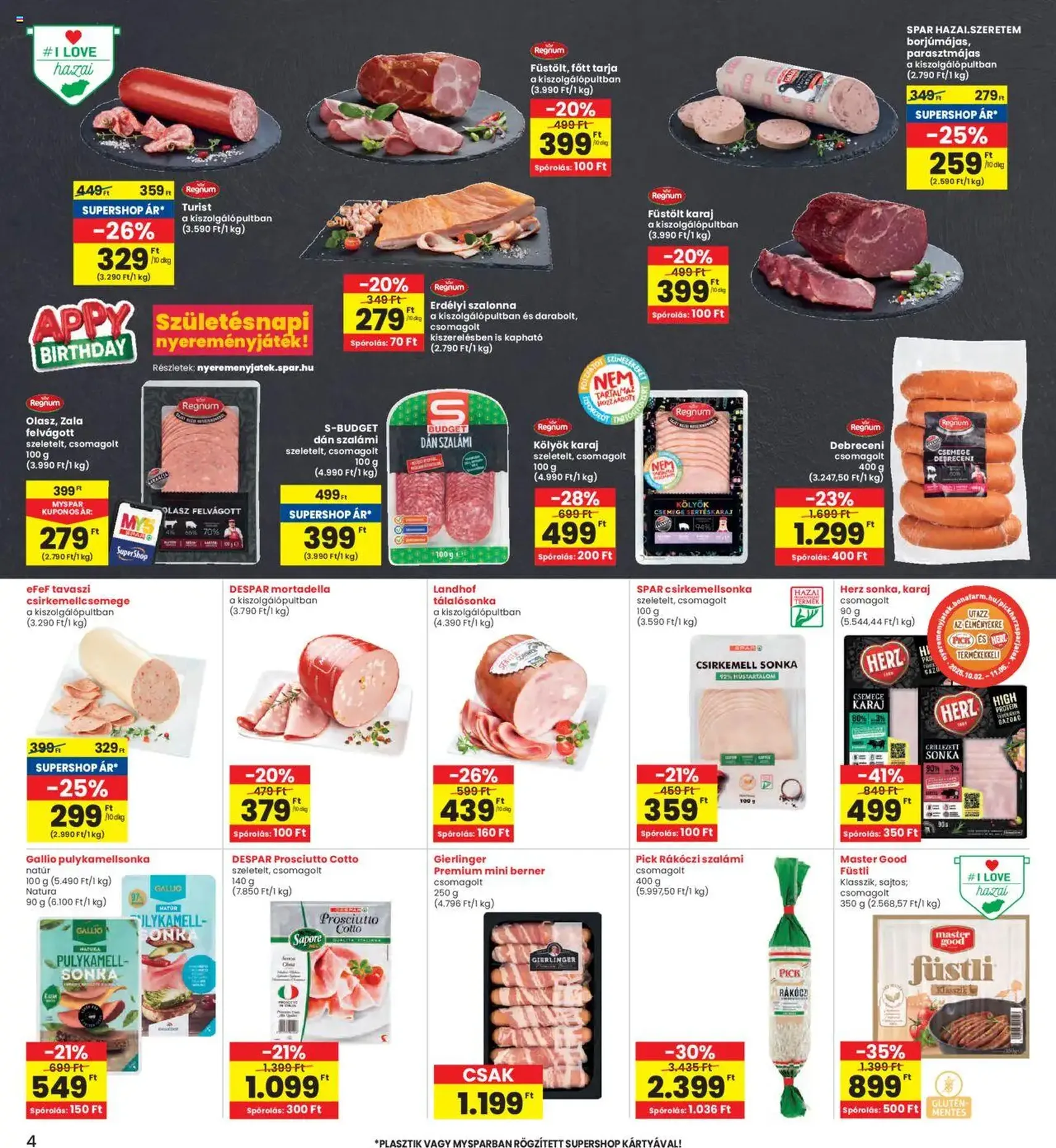 Interspar Akciós újság - 2025.10.02. érvényes szórólap 4 oldal 18 oldalból Interspar Akciós újság - 2025.10.02. érvényes szórólap 4 oldal 18 oldalból