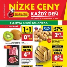 Biedronka leták - náhľad letáku platný od 30.10.2025