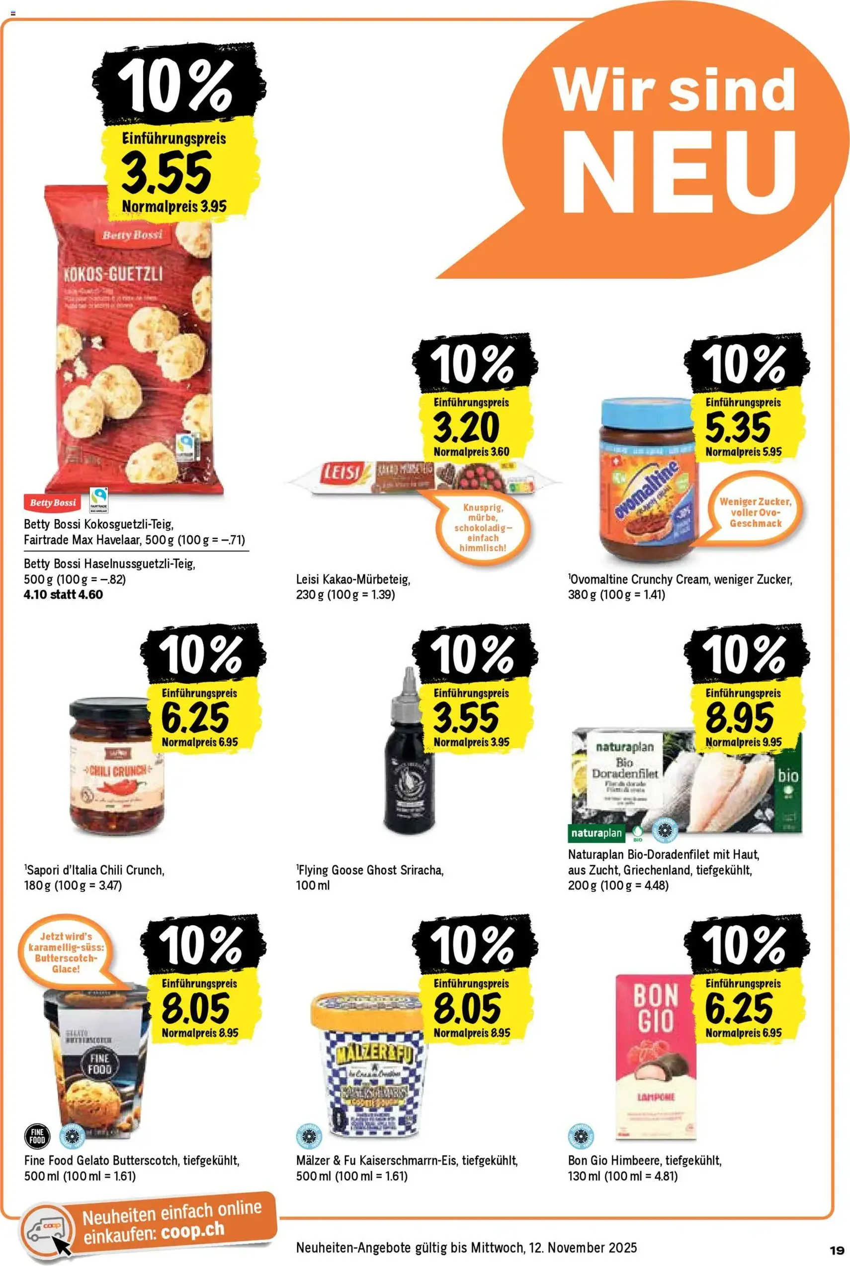 Coop Aktionen - Gültiger Prospekt ab 30.10.2025, Seite 19 von insgesamt 24 Coop Aktionen - Gültiger Prospekt ab 30.10.2025, Seite 19 von insgesamt 24