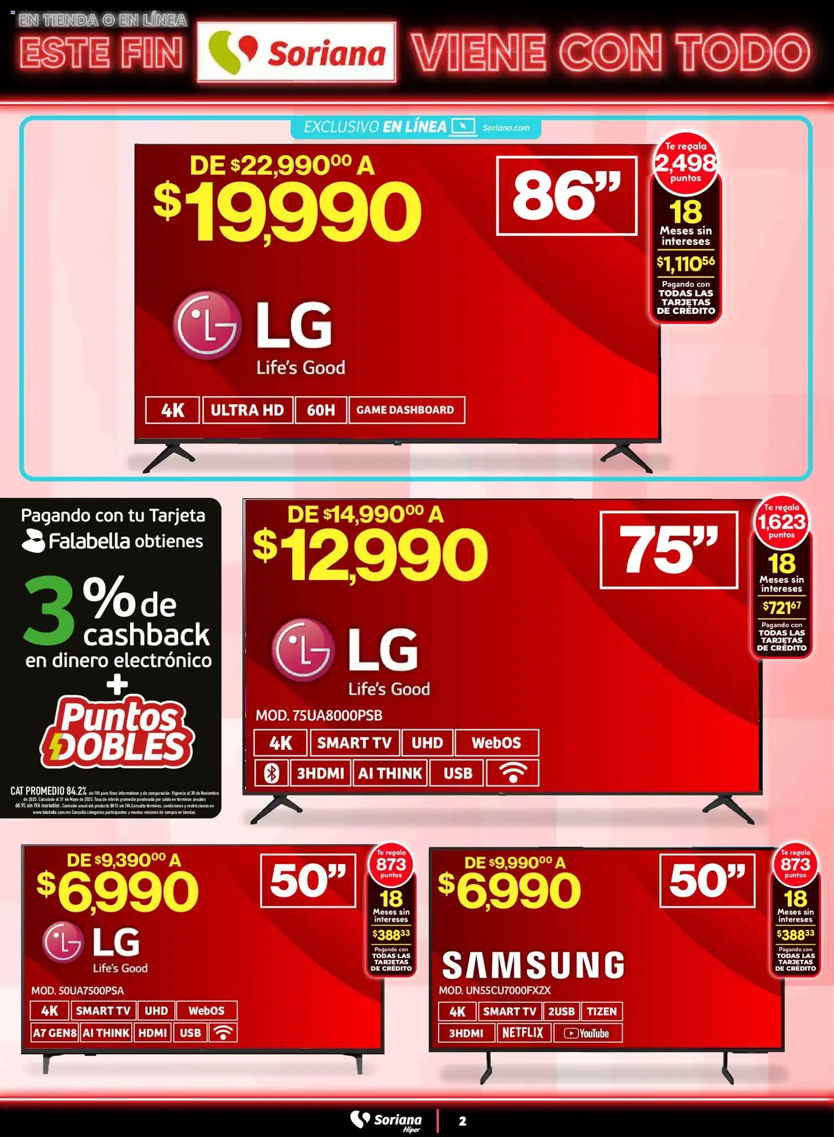 Soriana - Este fin Soriana viene con todo Híper Nacional - folleto válido desde 29/10/2025 página 2 de 35 Soriana - Este fin Soriana viene con todo Híper Nacional - folleto válido desde 29/10/2025 página 2 de 35