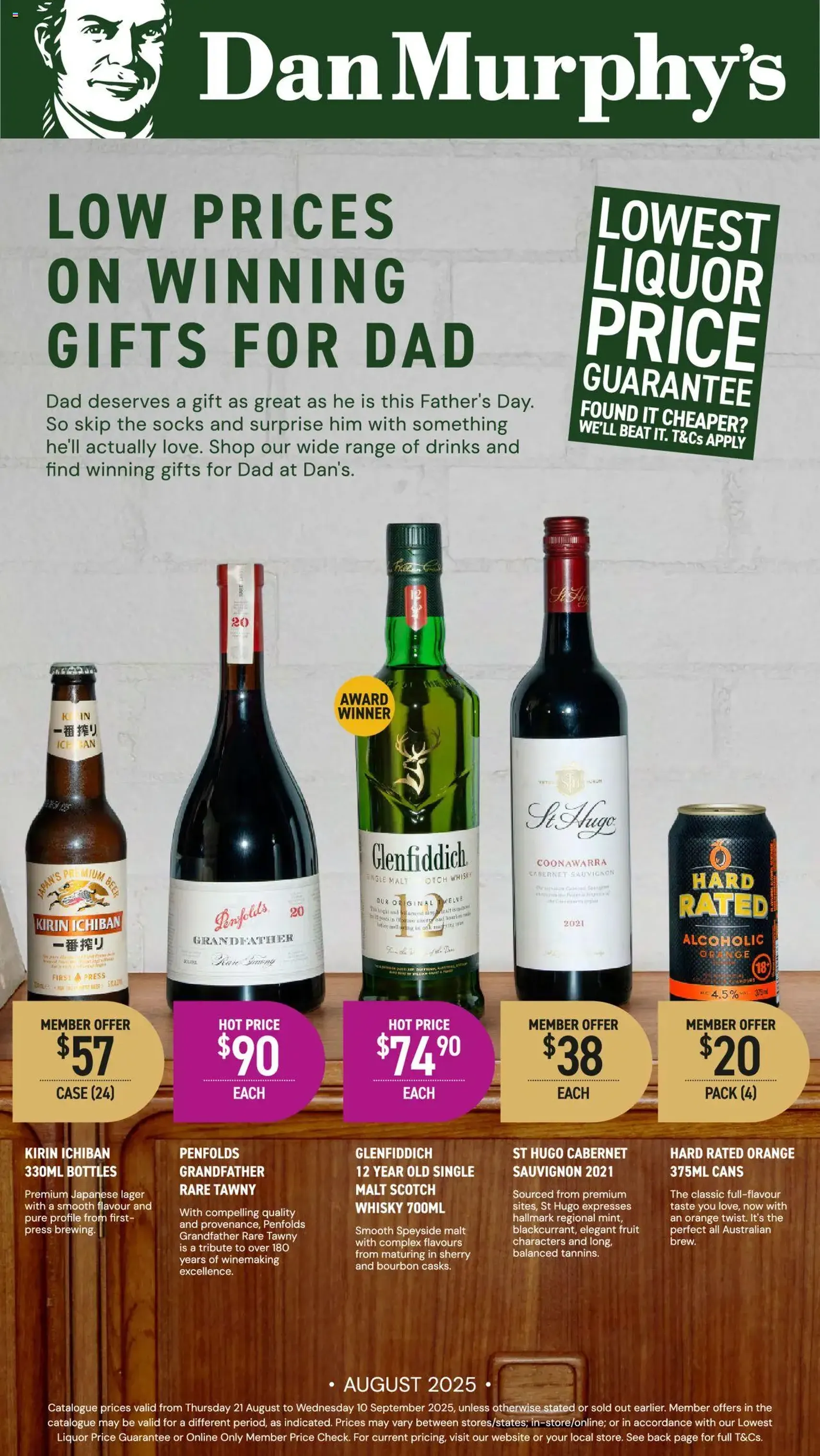 Dan Murphy's Catalogue NSW - valid flyer from 21/08/2025, page 1 of 49 Dan Murphy's Catalogue NSW - valid flyer from 21/08/2025, page 1 of 49