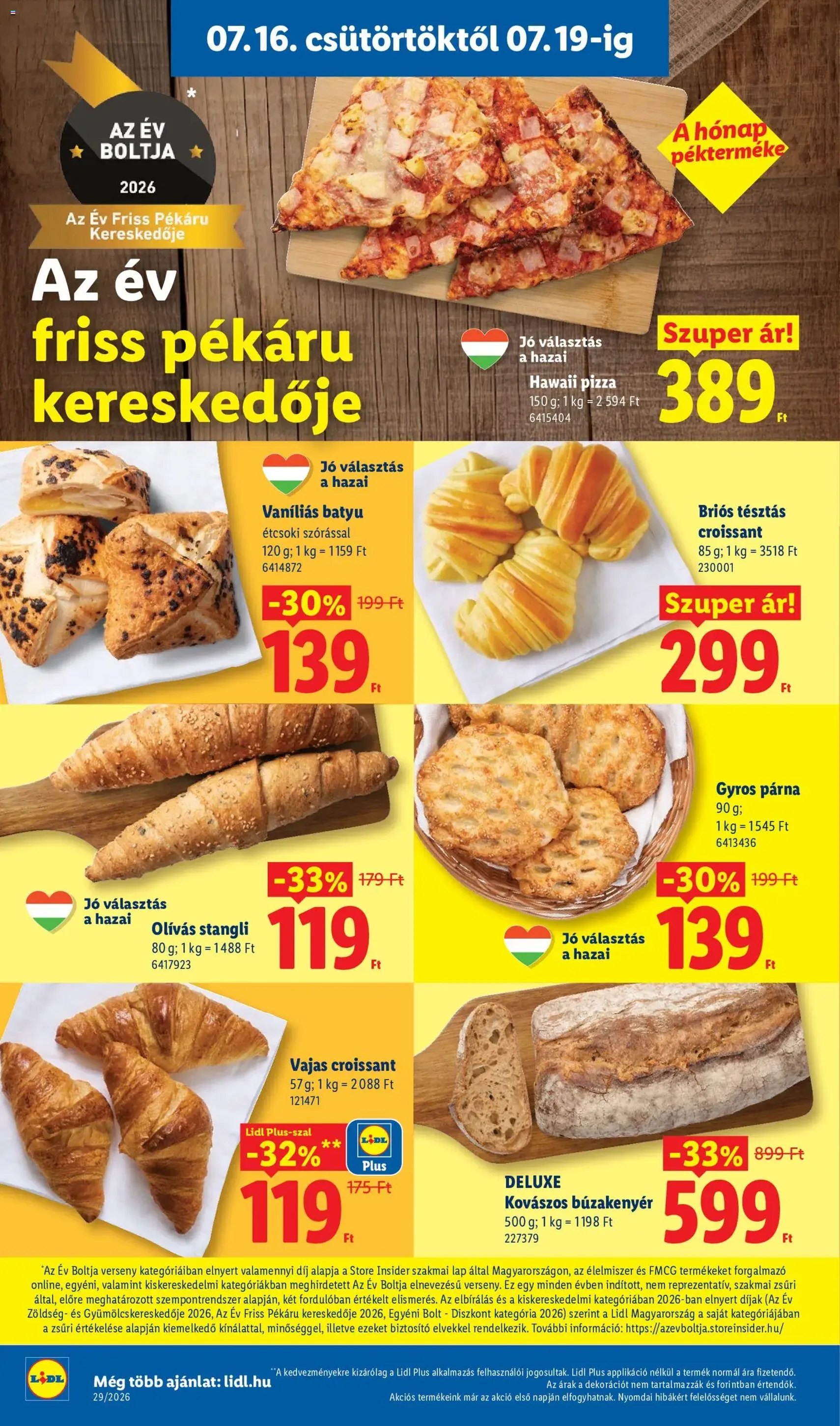 Lidl akciós újság - 2026.07.16. érvényes szórólap 12 oldal 88 oldalból