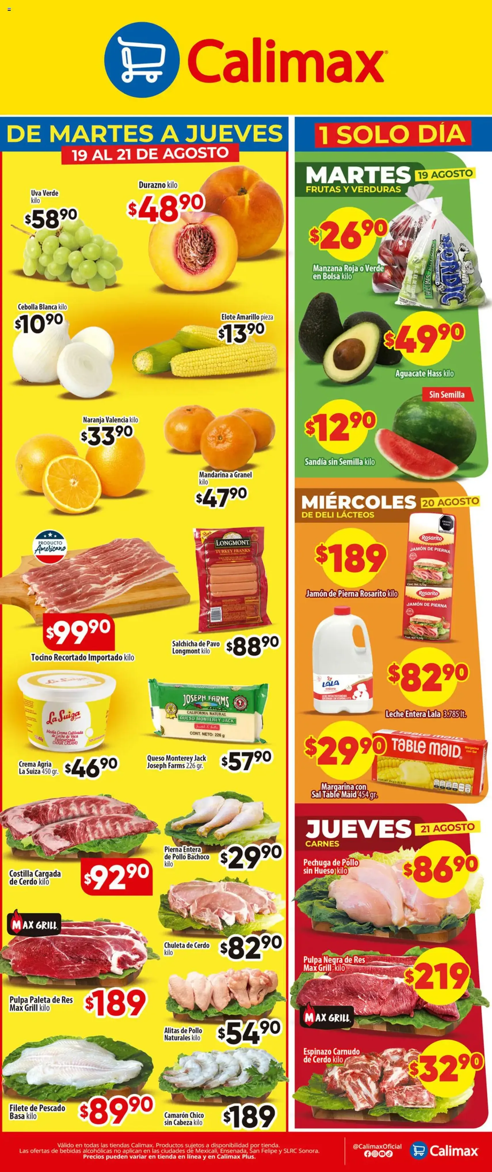 Calimax folleto - folleto válido desde 19/08/2025 página 1 de 2