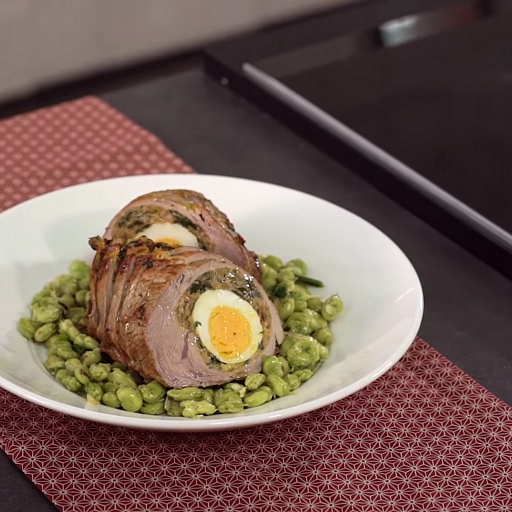 Tasca di vitello ripiena