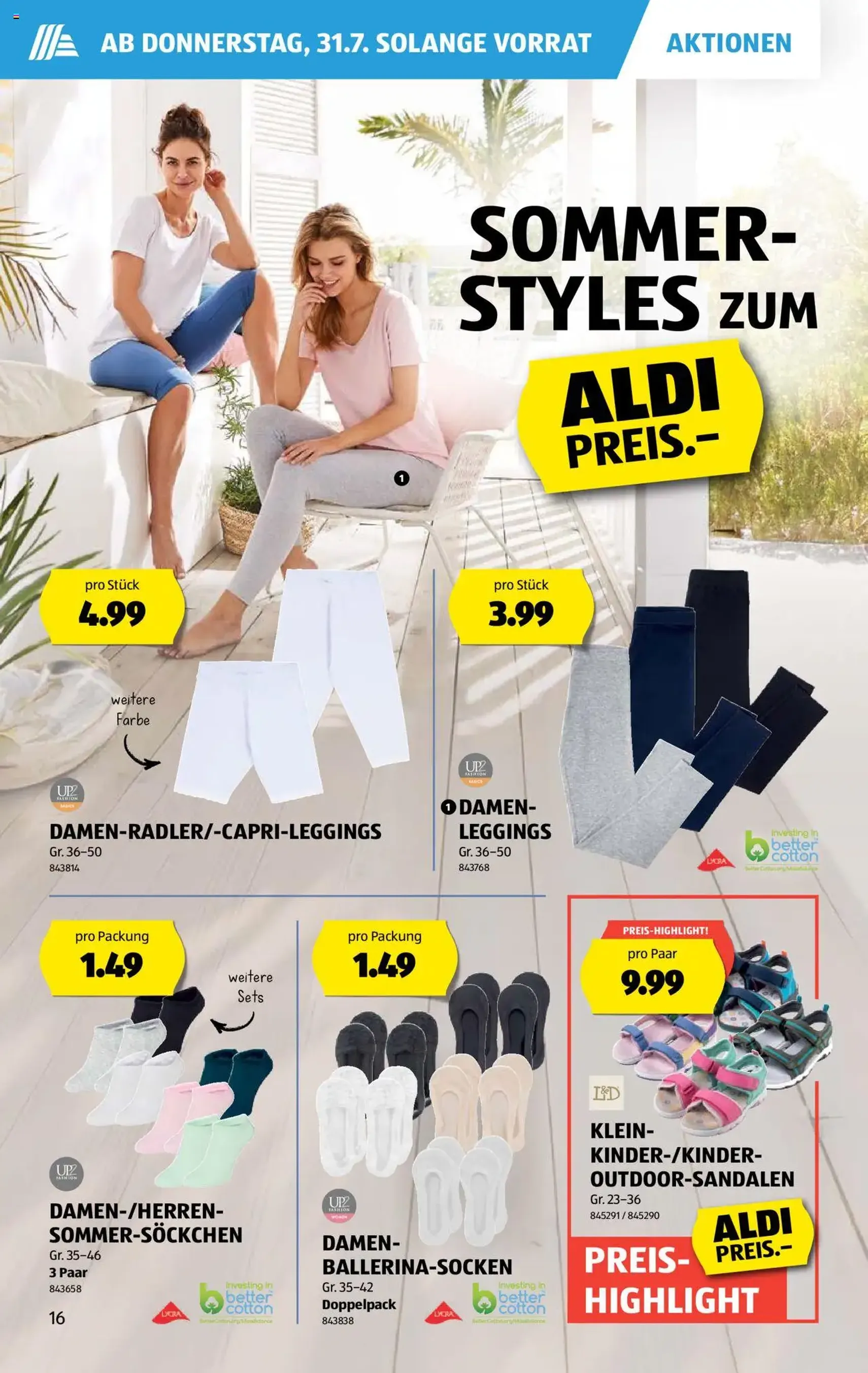 Aldi Aktionen - Gültiger Prospekt ab 31.07.2025, Seite 16 von insgesamt 35 Aldi Aktionen - Gültiger Prospekt ab 31.07.2025, Seite 16 von insgesamt 35